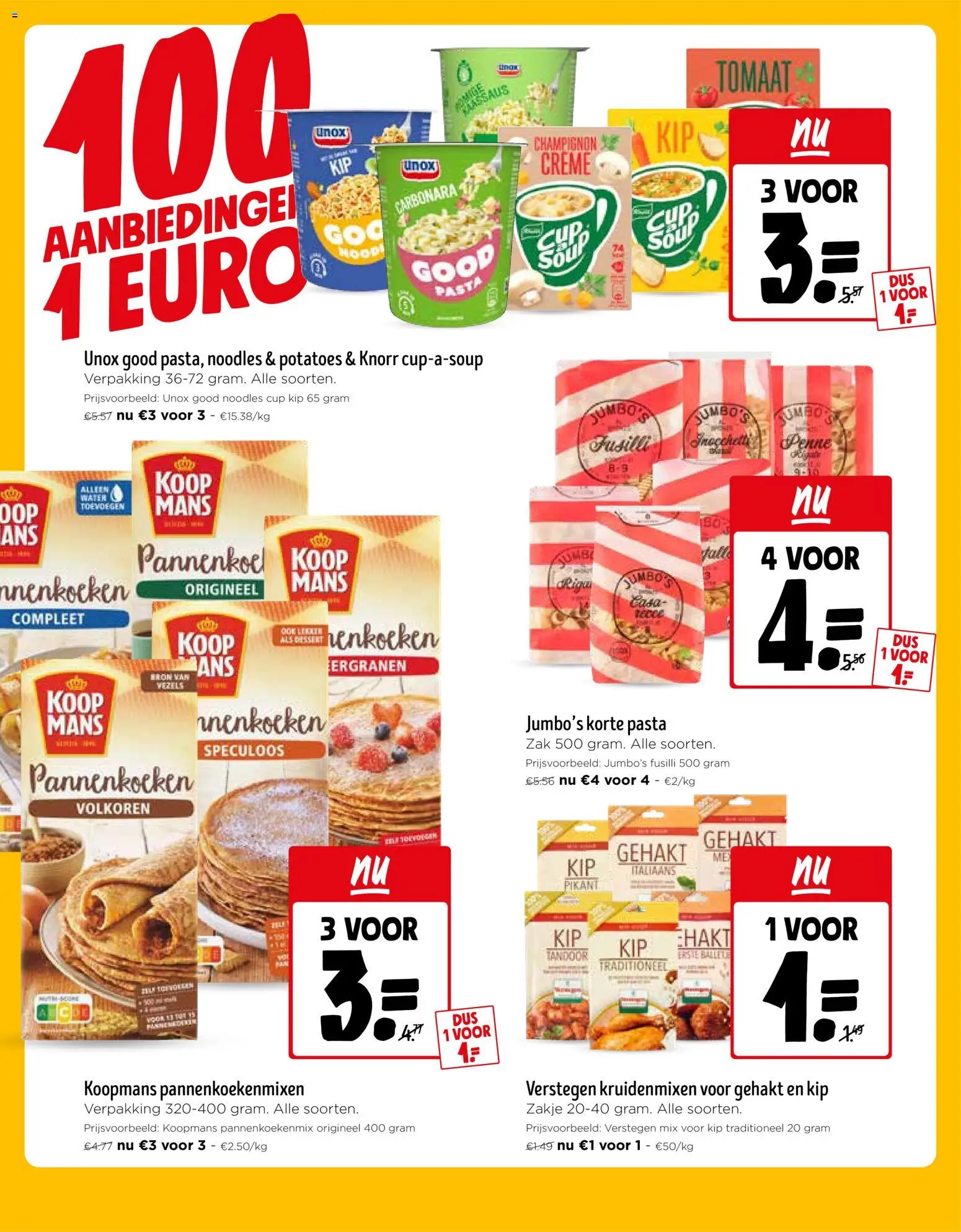 {H1} | Pagina: 10 | Producten: Gehakt, Pannenkoeken, Crème, Champignon