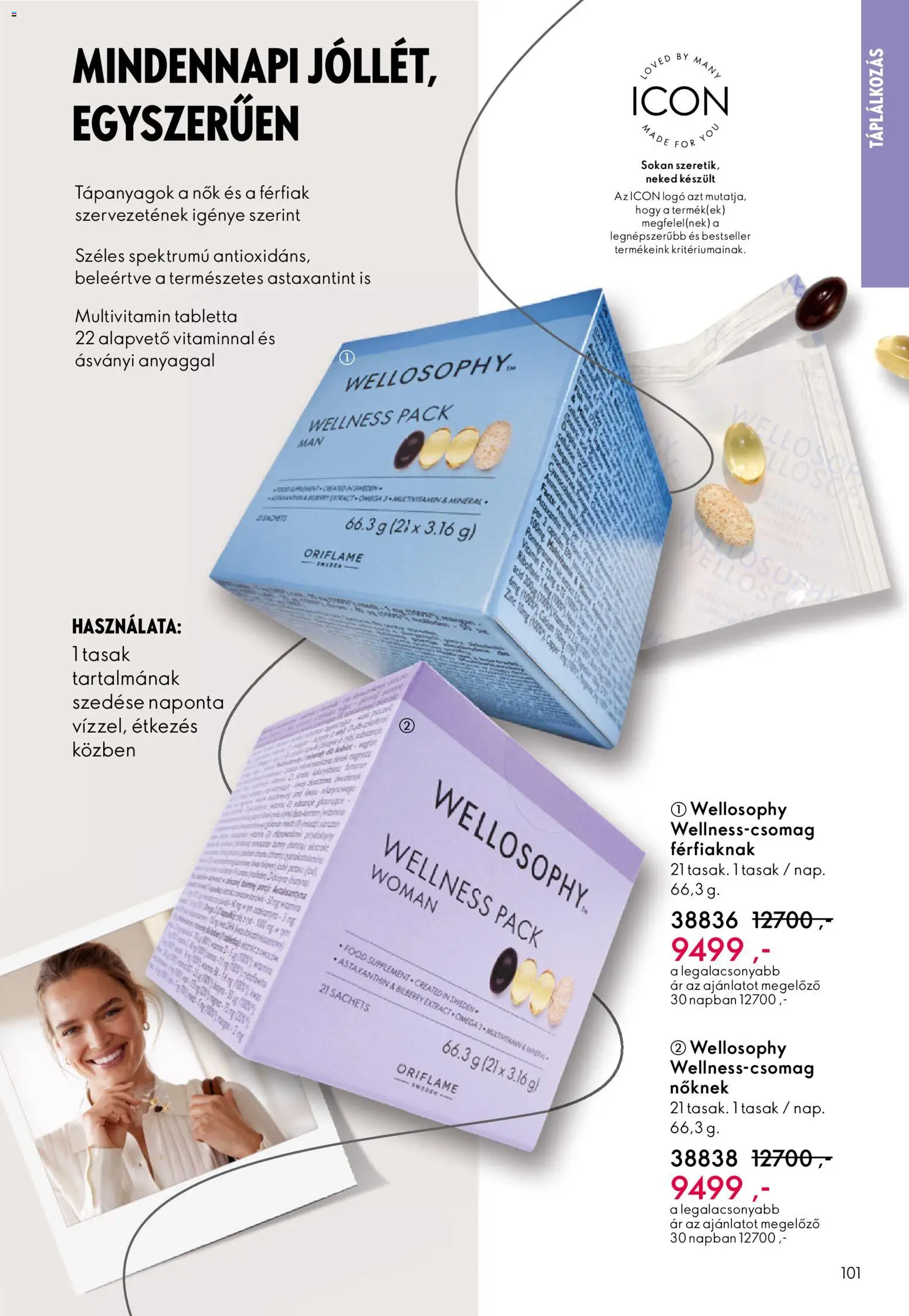 Oriflame akciós ujság - amely érvényes a következő dátumtól: 22.10.2025 | Oldal: 101 | Termékek: Multivitamin