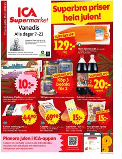 ICA Supermarket - Stockholm - Förhandsvisning av reklamblad från butik ICA Supermarket aktuell från 15.12.2025