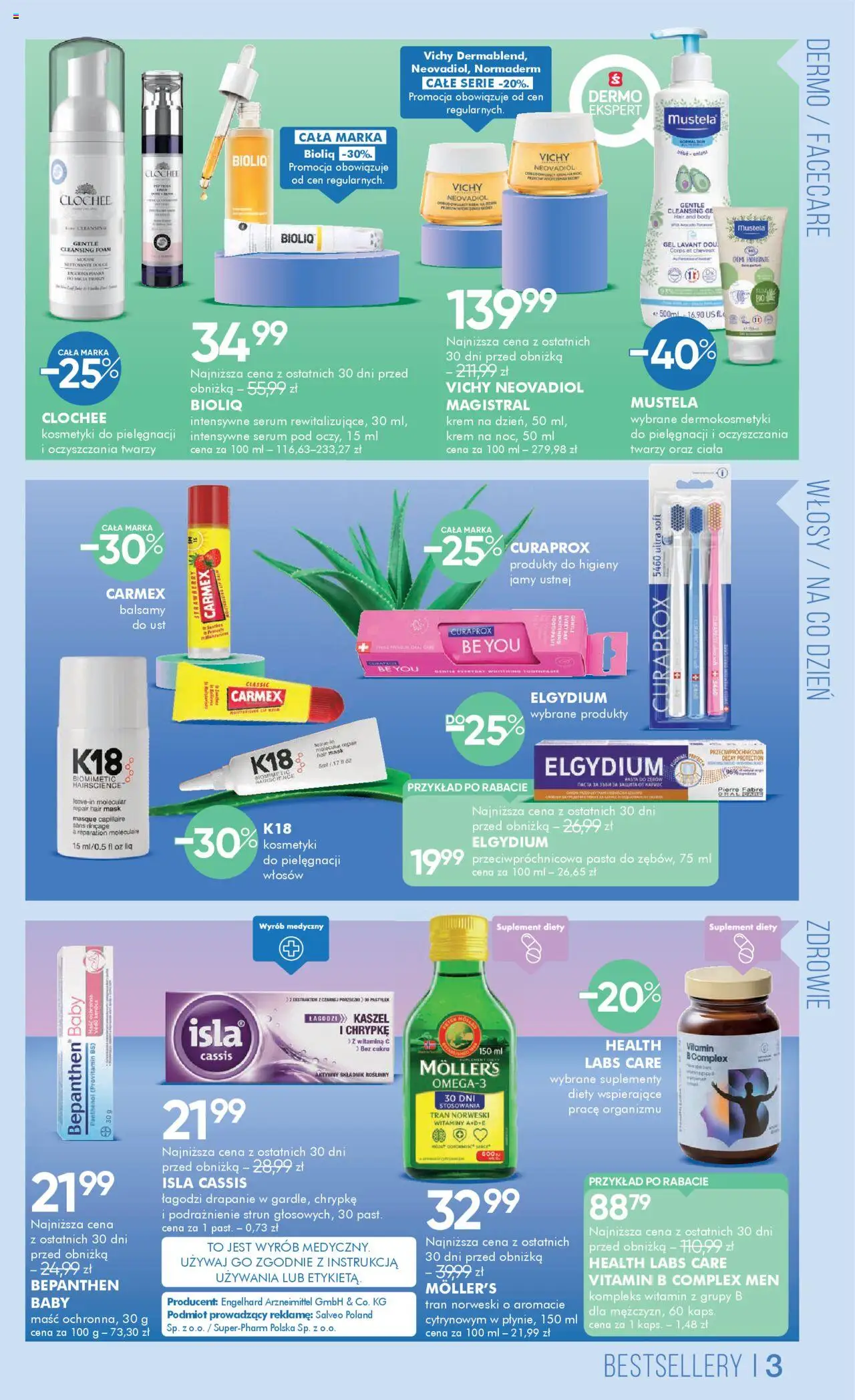 Super-pharm Gazetka od 04.10.2025 | Strona: 3 | Produkty: Curaprox, Kosmetyki, Body, Krem