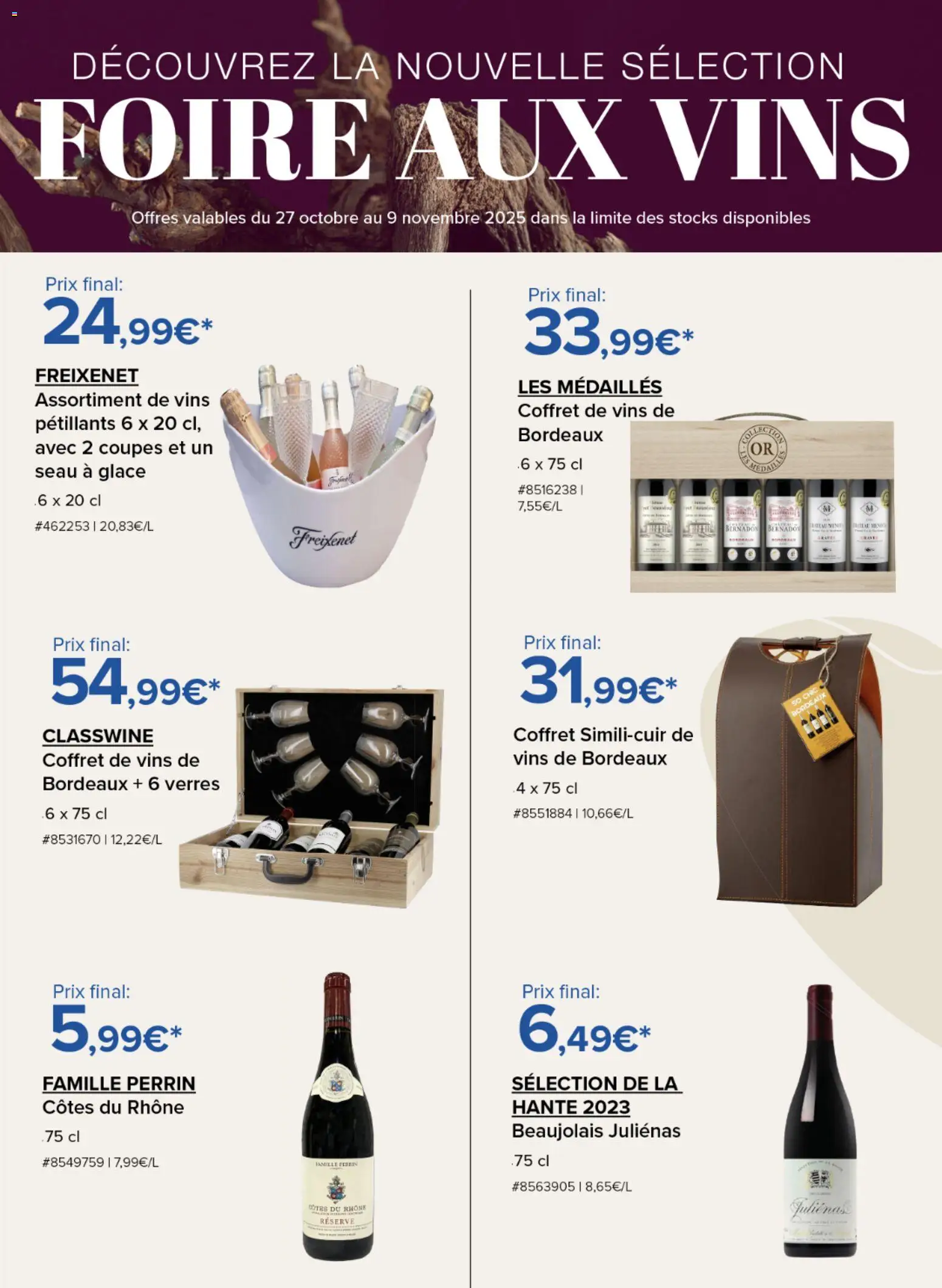 {H1} | Page: 1 | Produits: Médailles, Freixenet