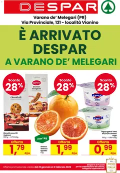 Anteprima del volantino Despar Varano de' Melegari catalogo valido a partire dal 22.01.2026