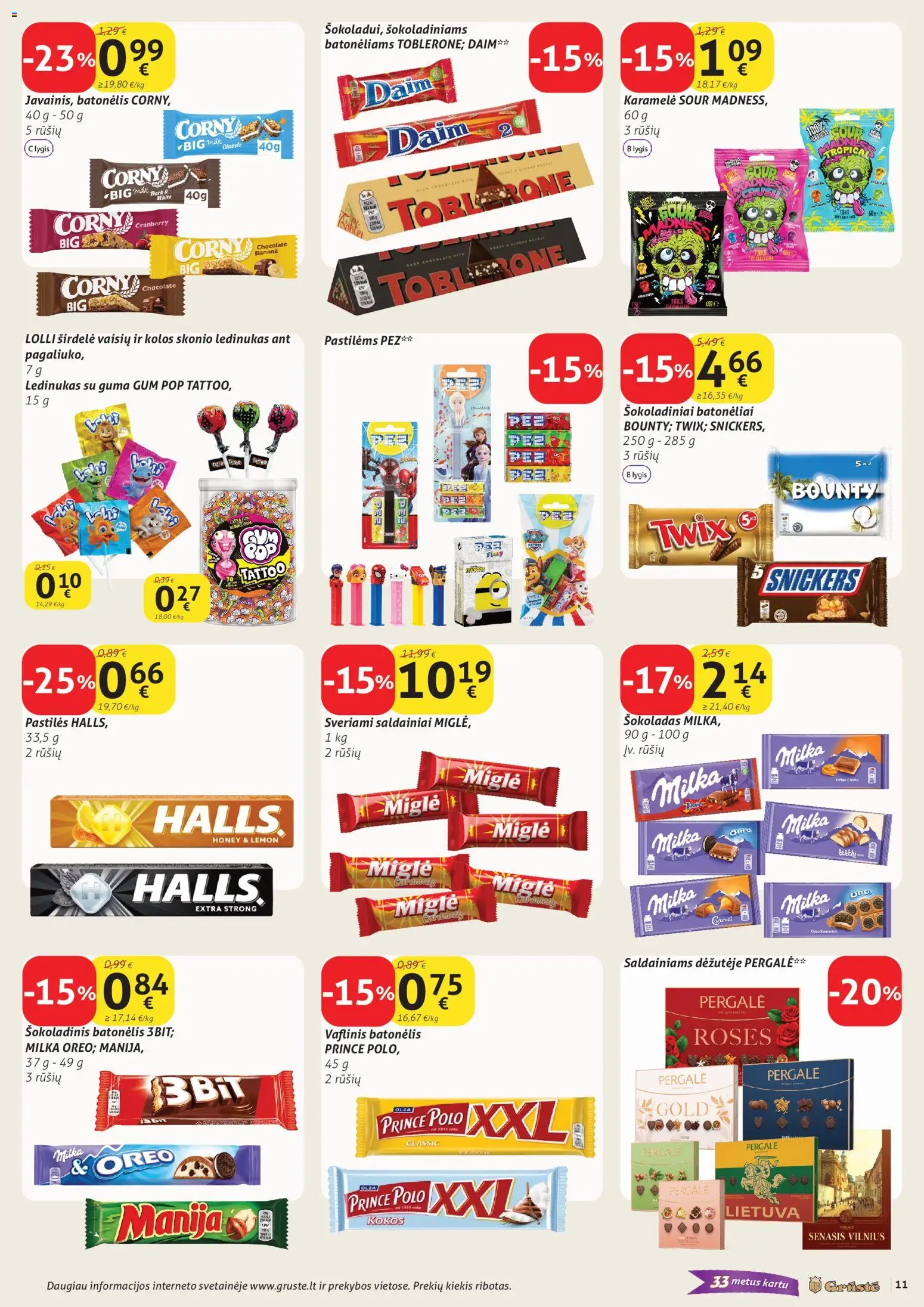 GRUSTE akcijos nuo 21.03.2026 | Puslapis: 11