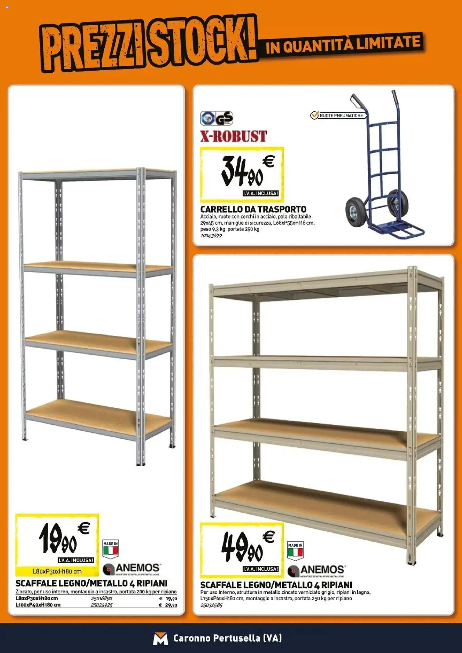 Volantino TECNOMAT del 26.03.2026 | Pagina: 15 | Prodotti: Ripiano, Carrello, Scaffale