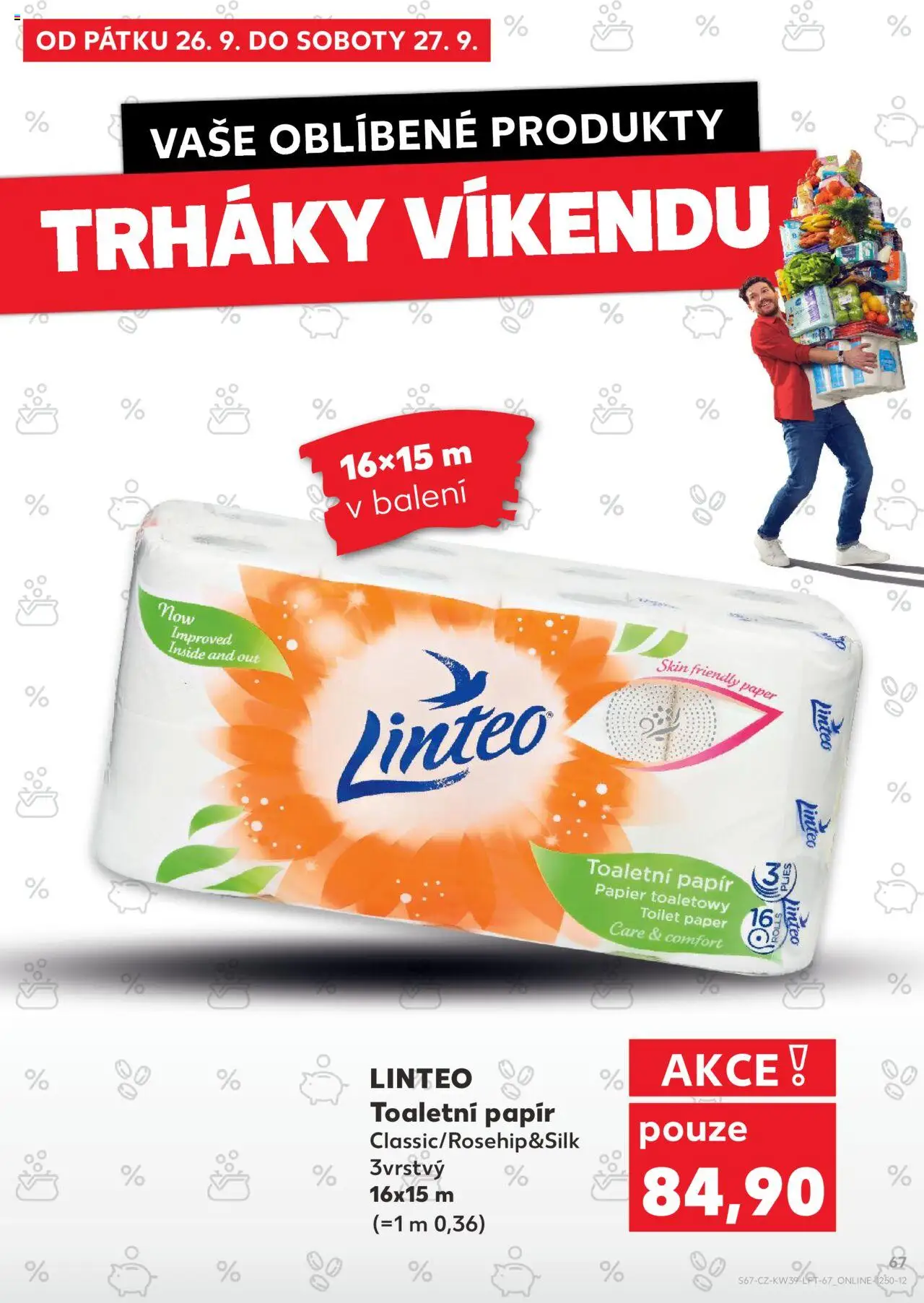 Kaufland leták od 24.09.2025 | Strana: 67 | Produkty: Toaletní papír
