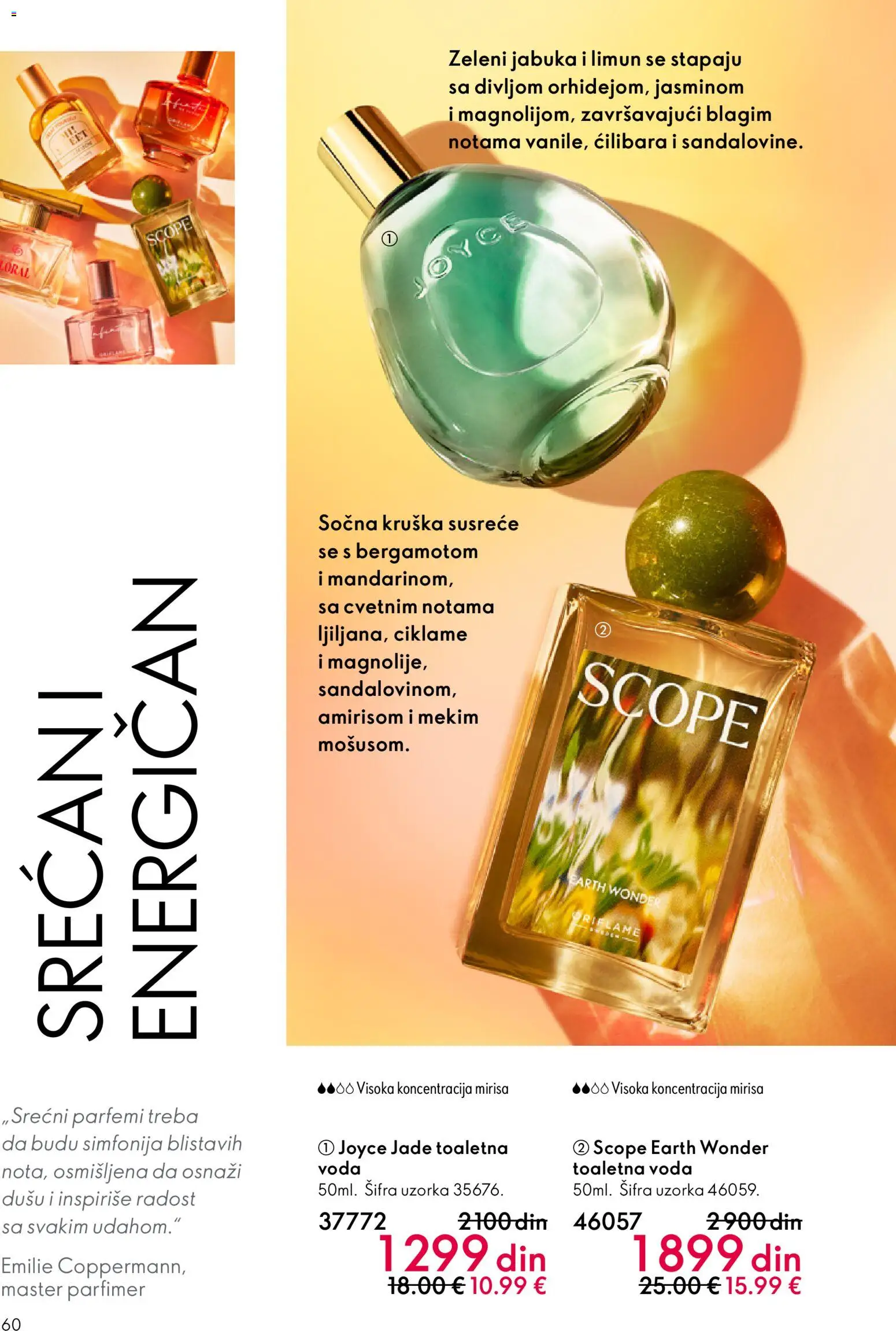 Oriflame katalog - važi od 31.12.2025 | Strana: 60 | Proizvode: Toaletna voda, Voda, Limun