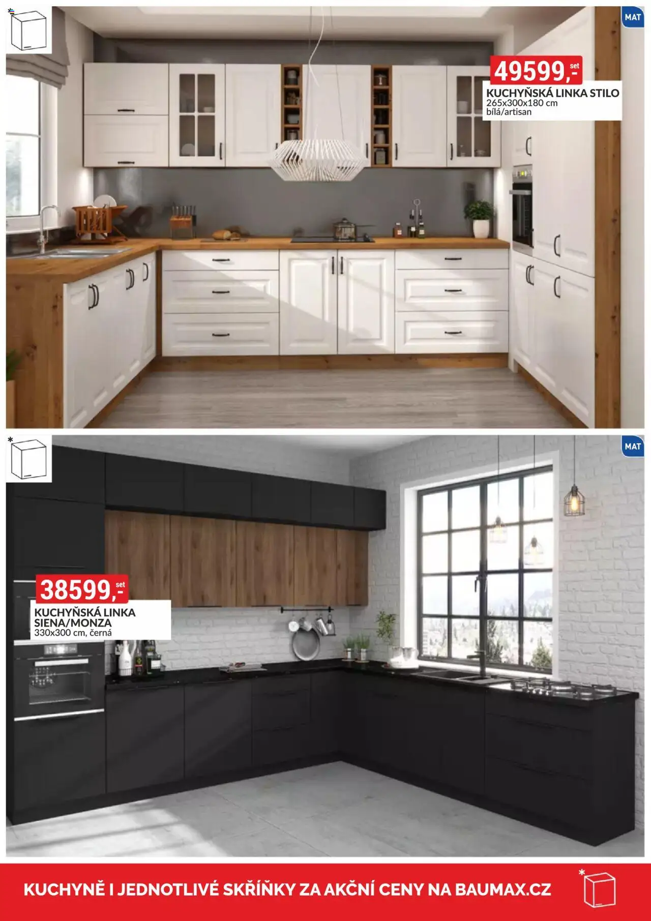 BAUMAX leták - Bydlení na míru od 01.10.2025 | Strana: 32 | Produkty: Kuchyňská linka, Kuchyně