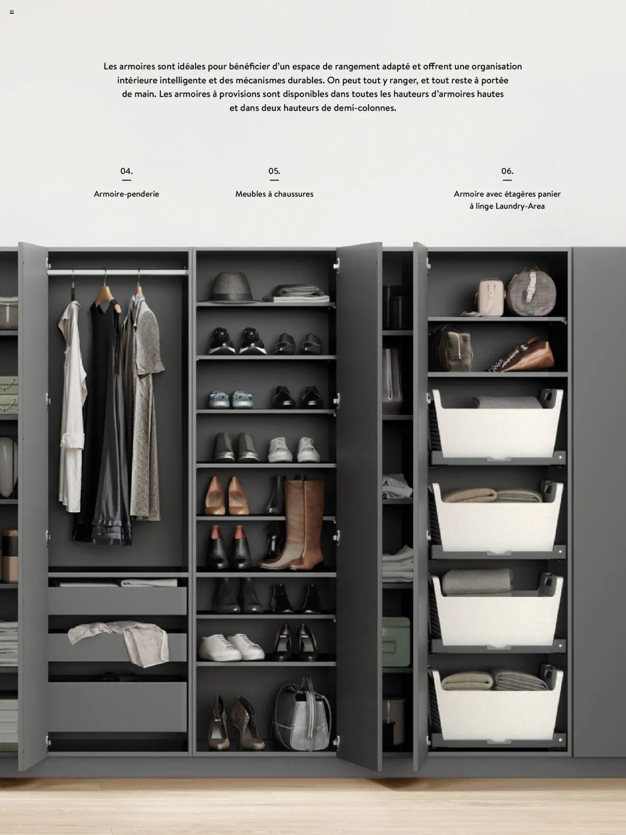  | Page: 55 | Produits: Panier à linge, Armoire, Panier