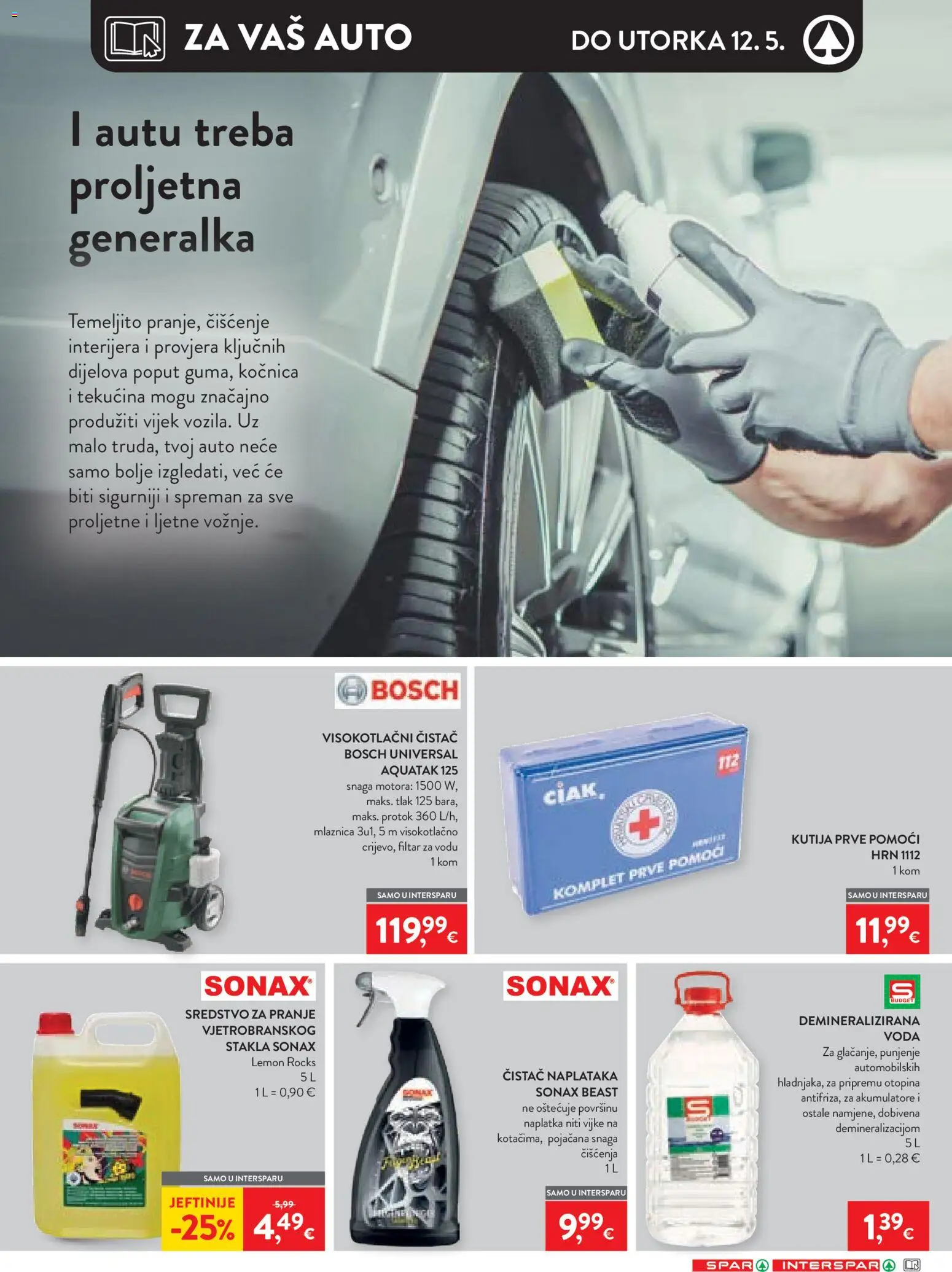Spar katalog | vrijedi od 27.04.2026 | Stranica: 36 | Proizvodi: Kutija, Voda, Visokotlačni čistač