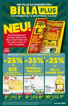 Vorschau von dem Prospekt - Billa Plus Flugblatt - Oberösterreich gültig ab 07.08.2025