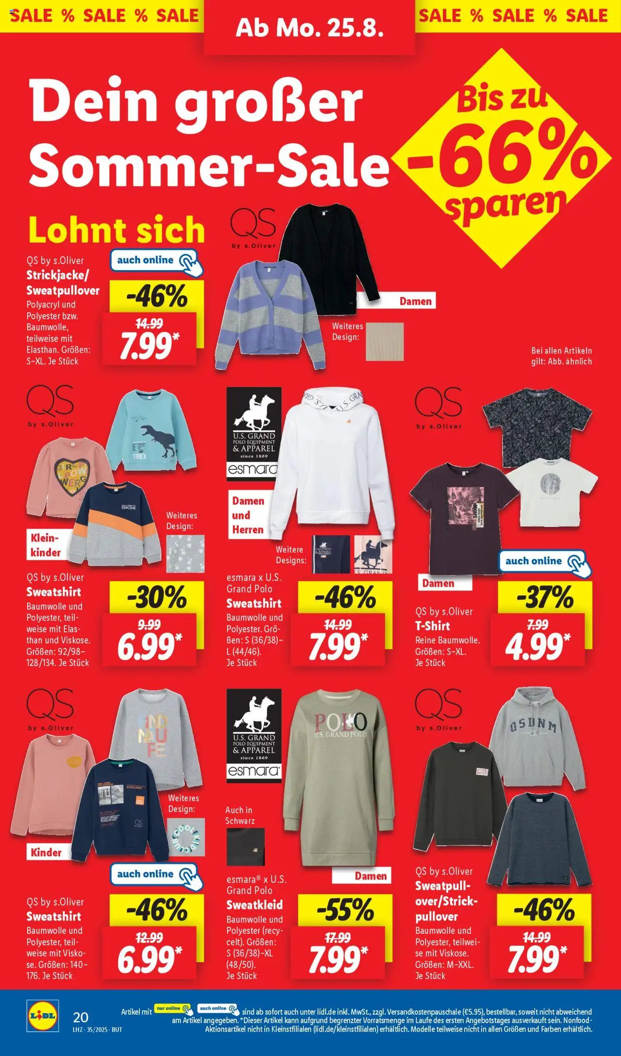 Lidl Prospekt Gedern	 - gültig ab dem 25.08.2025 | Seite: 4 | Produkte: Sweatshirt, Pullover