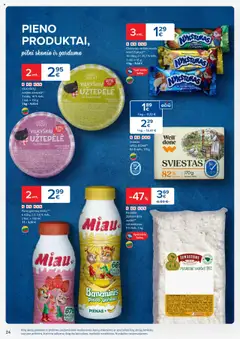 MAXIMA leidinys│galioja nuo 15.07.2025 | Puslapis: 24 | Prekių: Užtepėlė, Pienas, Sviestas, Varškė