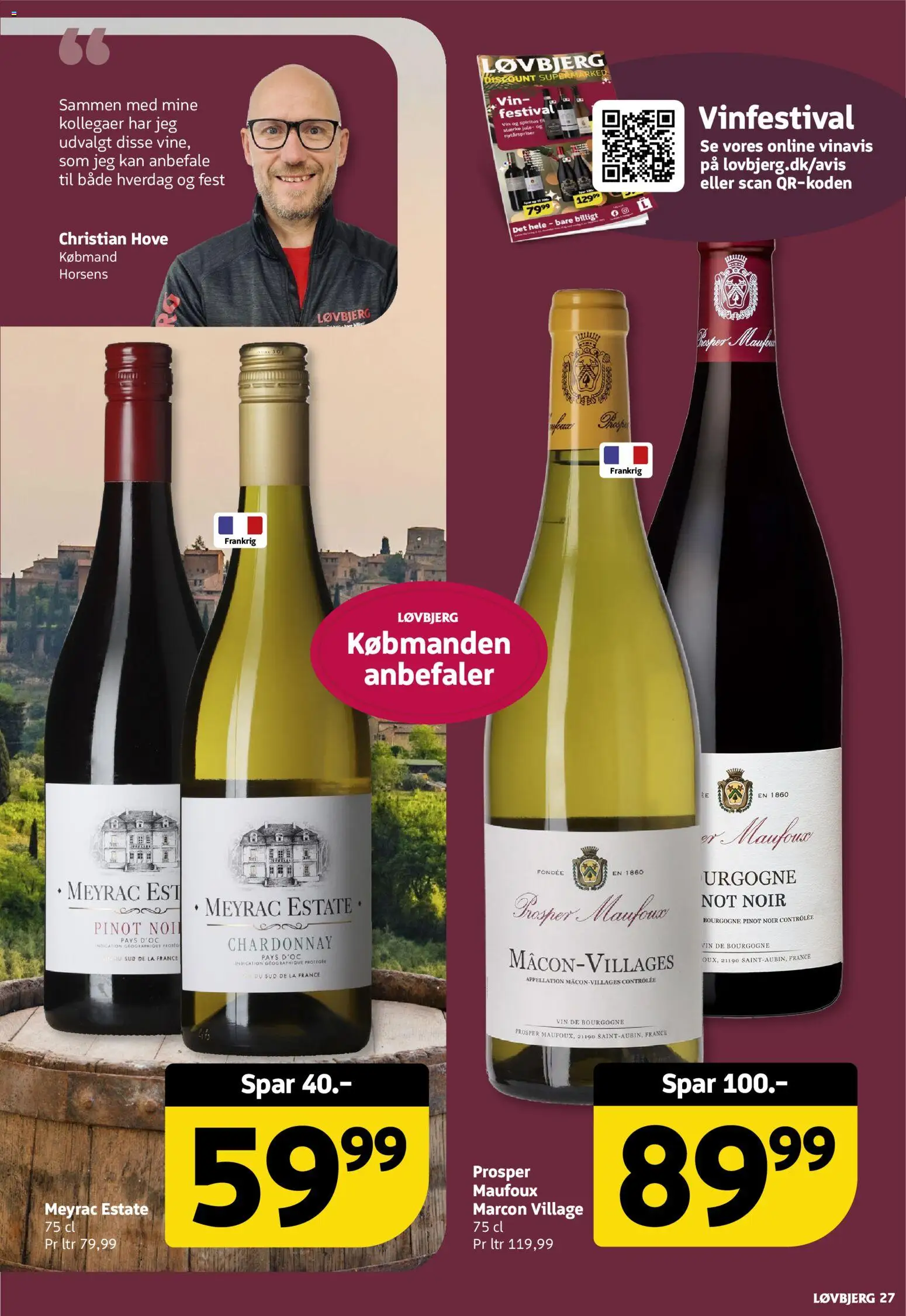 Løvbjerg tilbudsavis – gyldig fra 05.12.2025 | Side: 27 | Produkter: Vin, Ur, Søm