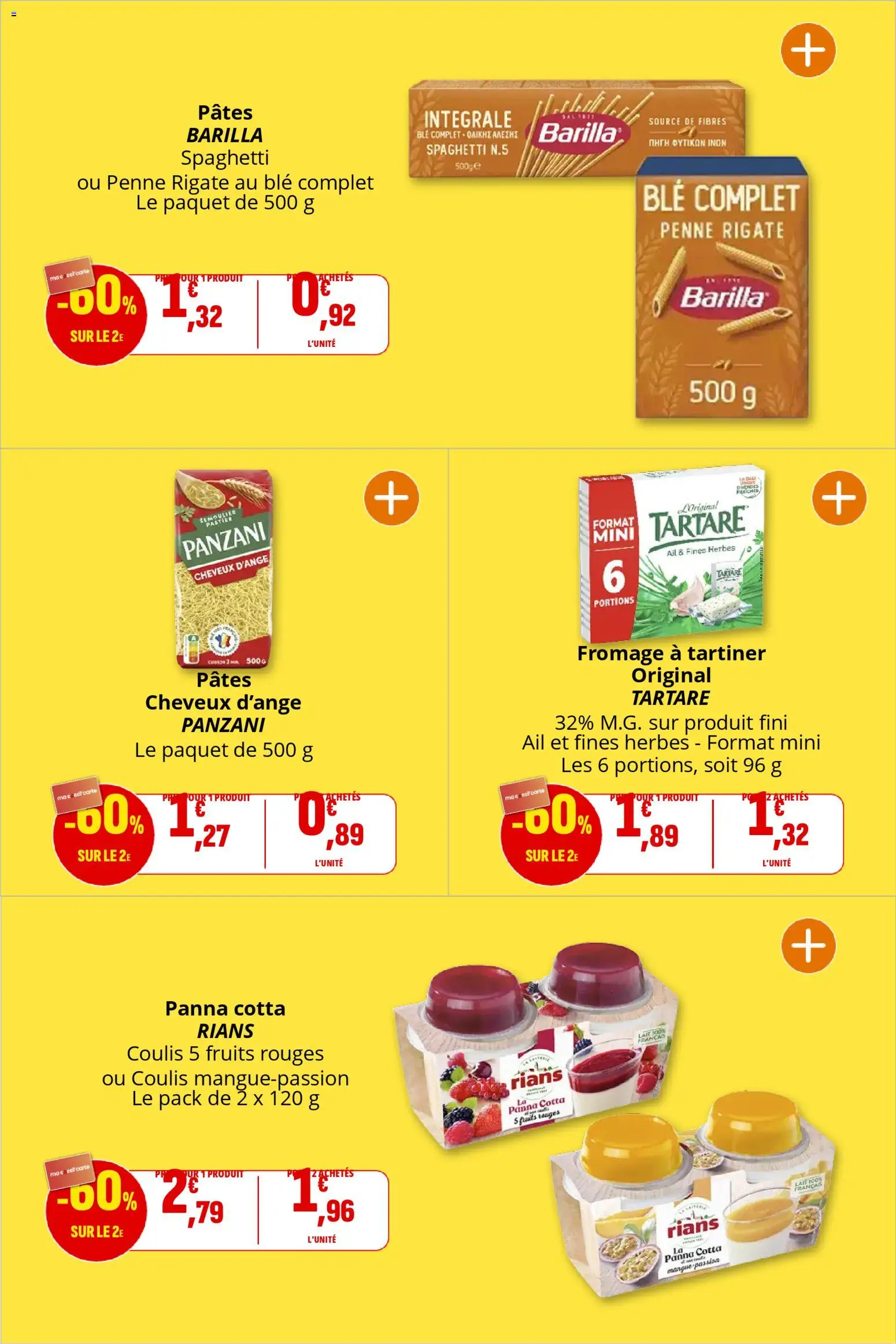 {H1} | Page: 5 | Produits: Ail, Lait, Fromage, Fromage à tartiner