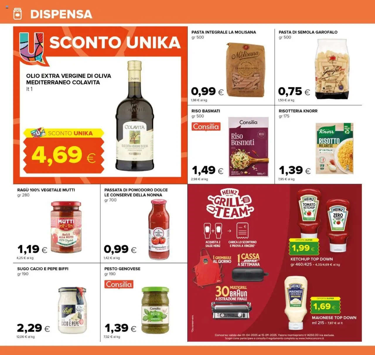 Volantino Oasi del 21.08.2025 | Pagina: 20 | Prodotti: Ketchup, Pepe, Top, Pesto