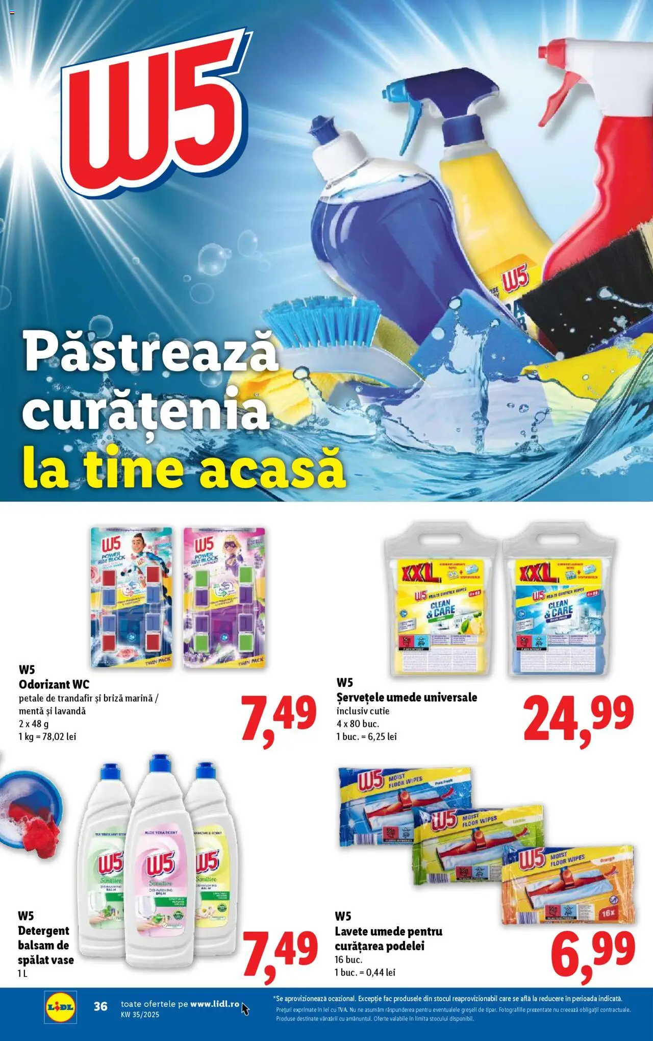 Catalog Lidl – valabil de la 25.08.2025 | Pagină: 50 | Produse: Pomelo, Trandafir, Cutie, Șervețele umede