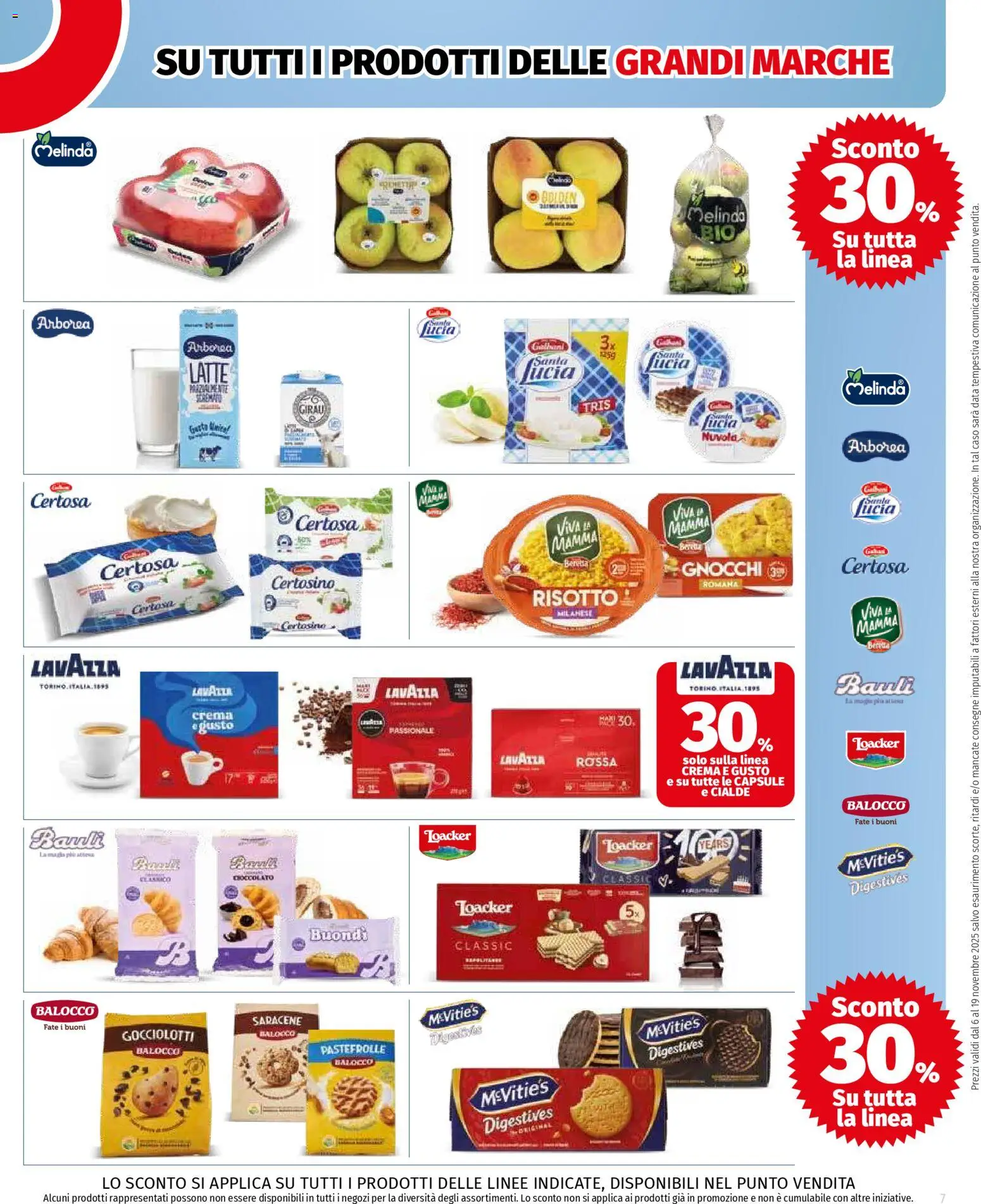 Volantino COOP del 06.11.2025 | Pagina: 7 | Prodotti: Crema, Cioccolato, Gnocchi, Lavazza