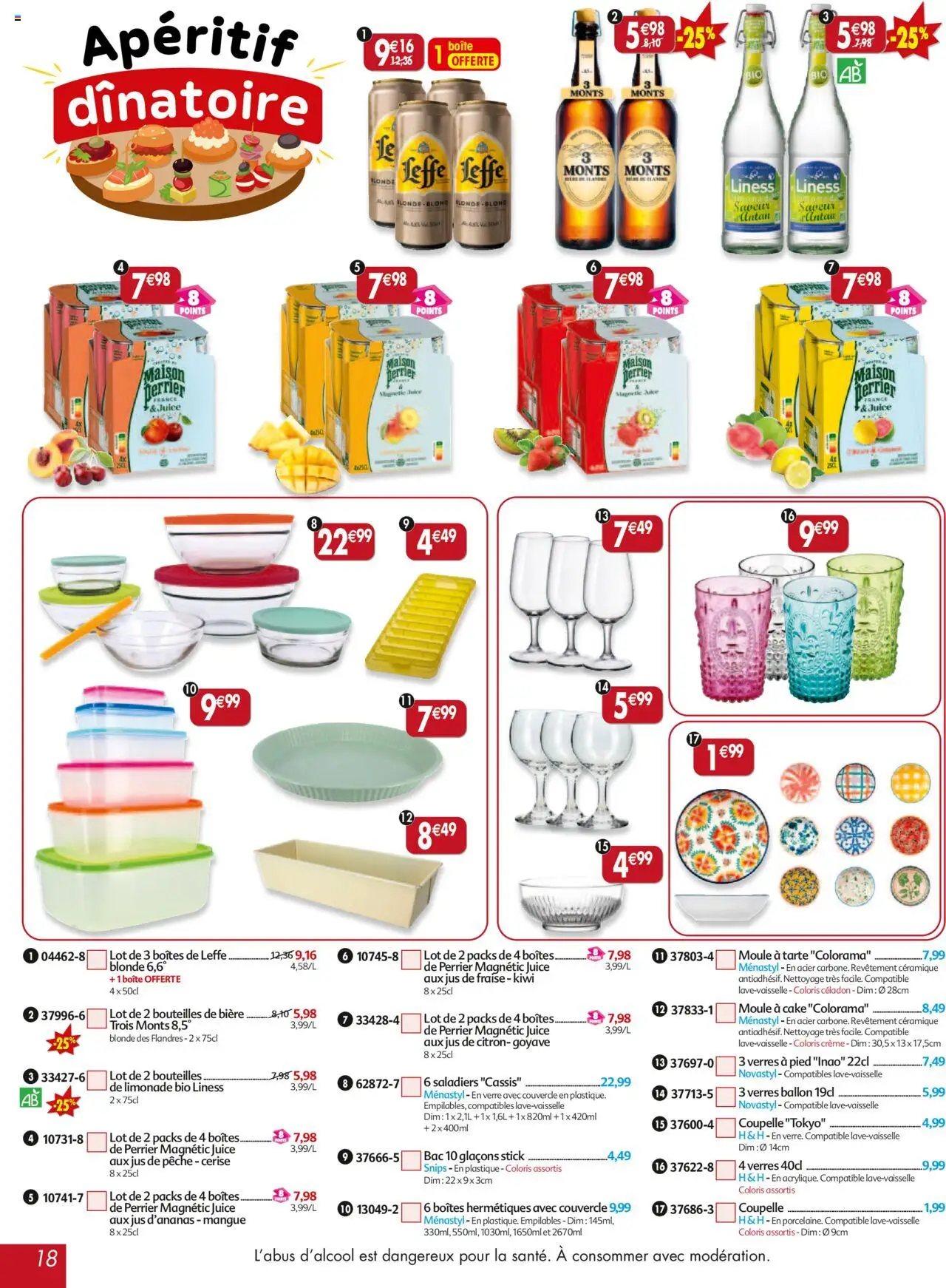  | Page: 18 | Produits: Citron, Mangue, Jus de citron, Crème