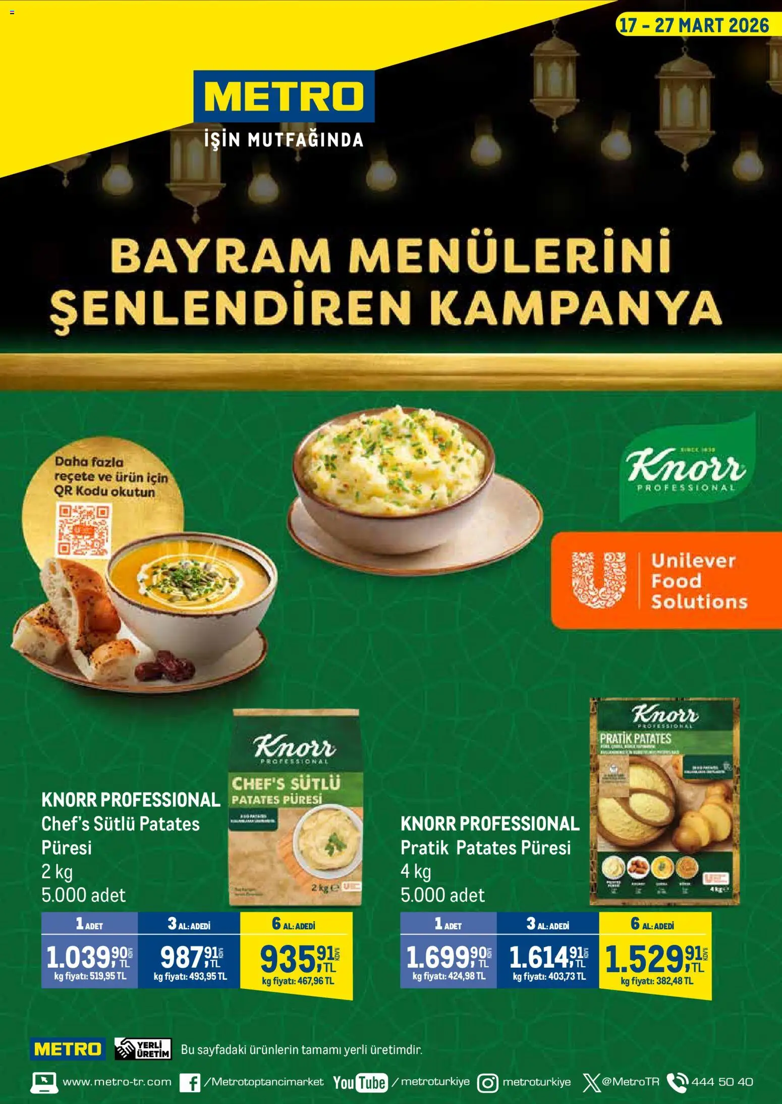 Metro - İşletmenizin Tüm İhtiyaçları - 17.03.2026 tarihinden itibaren geçerlidir | Sayfa: 1 | Ürünler: Patates