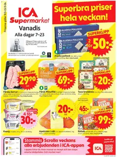 ICA Supermarket - Stockholm - Förhandsvisning av reklamblad från butik ICA Supermarket aktuell från 09.03.2026