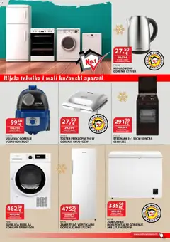 Katalog Smit Commerce - Pregled kataloga iz trgovine Smit Commerce, vrijedi od 15.12.2025 | Stranica: 9 | Proizvodi: Kuhalo vode, Usisavač, Zamrzivač, Štednjak