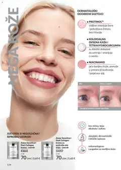 Anew Sensitive+ Dual Collagen krema - uzorak 43661, Anew Sensitive+ Dual Collagen cream - sample - pregled AVON kataloga - važi od 01.10.2025 | Strana: 124 | Proizvode: Ovsena kaša, Krema