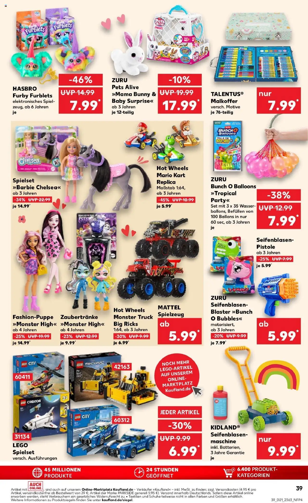 Kaufland prospekt Bad Kreuznach	 - gültig ab dem 22.05.2025 | Seite: 39 | Produkte: Spiel, Monster, Wasser