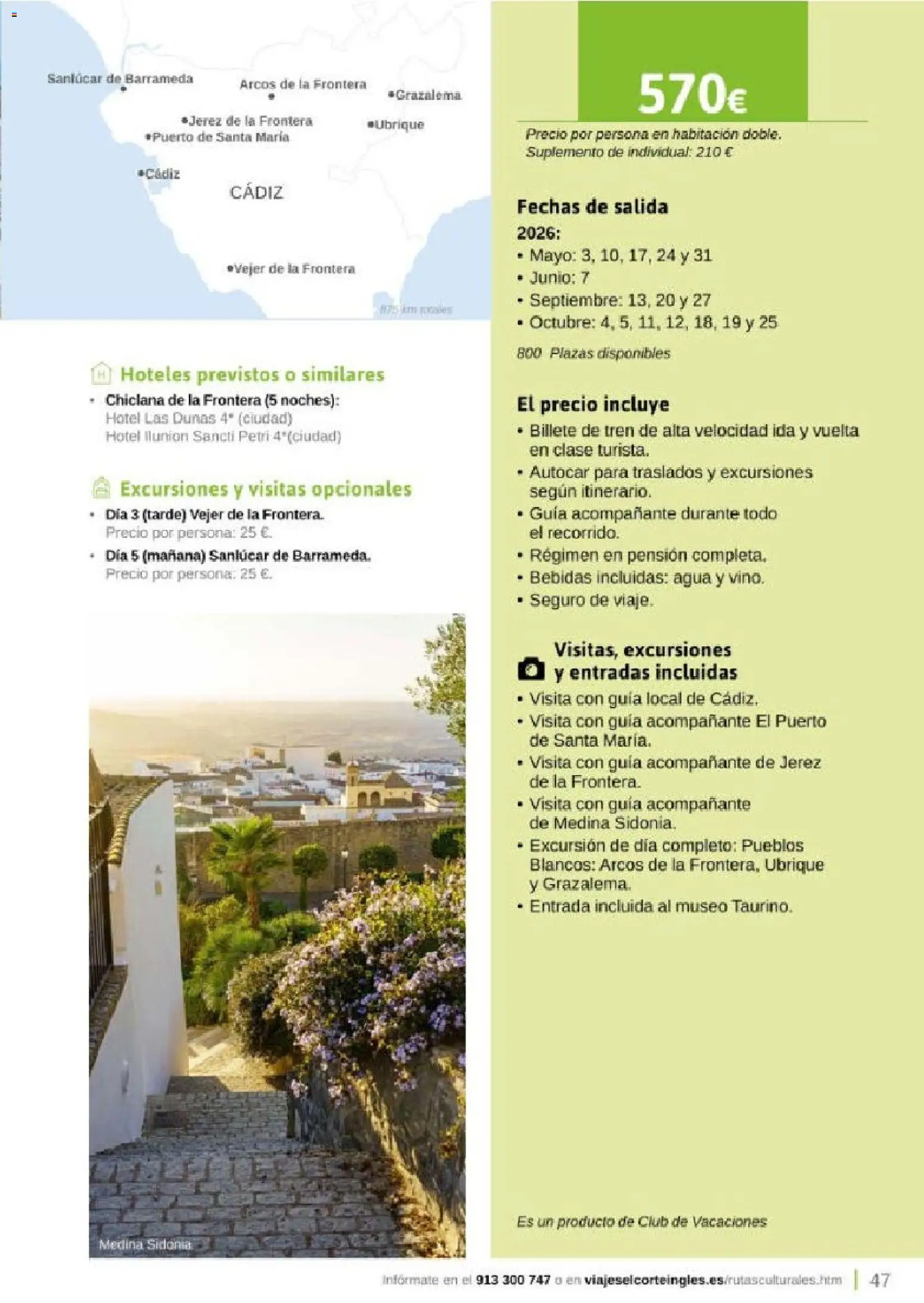 Viajes El Corte Inglés Rutas Culturales de la Comunidad de Madrid │ válido desde el 01.04.2026 | Página: 47