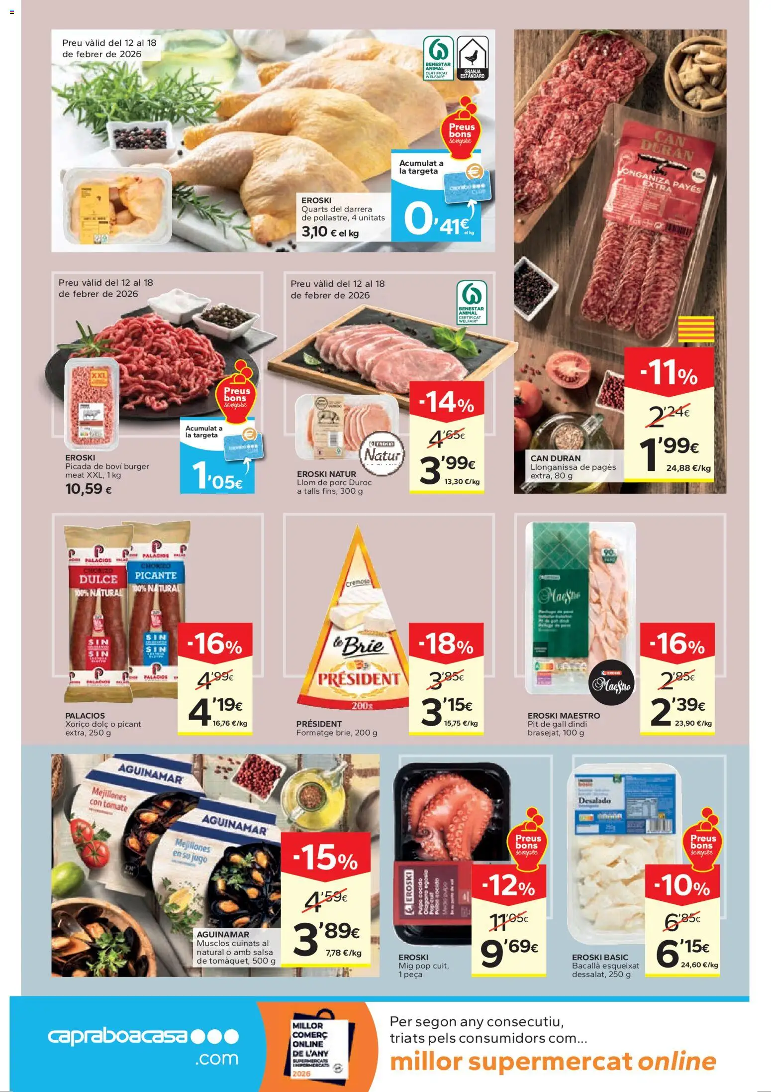 Caprabo - Estalvia des de la primera unitat │ válido desde el 12.02.2026 | Página: 4 | Productos: Jugo