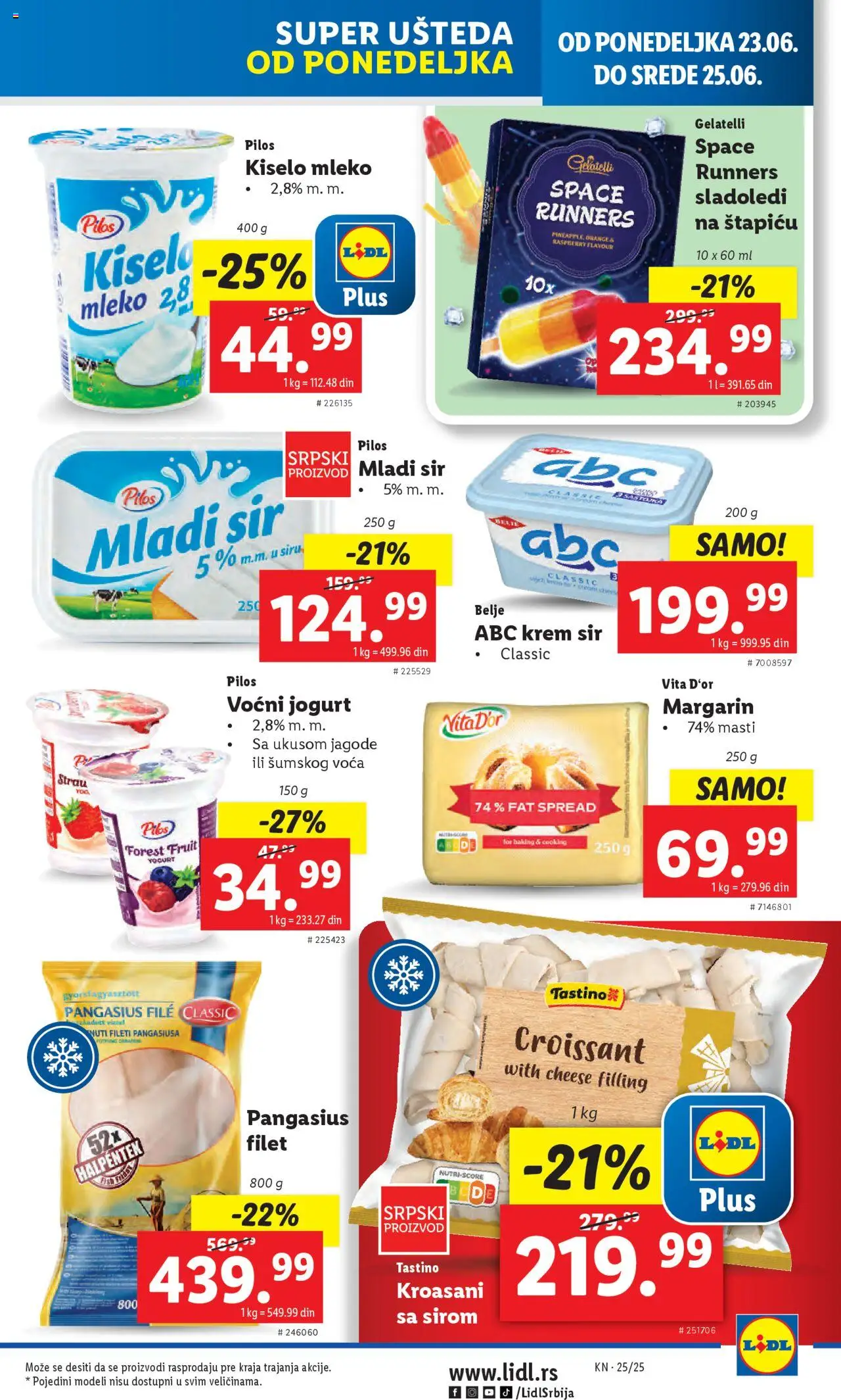 Lidl katalog - važi od 19.06.2025 | Strana: 55 | Proizvode: Mladi sir, Margarin, Sir, Jogurt