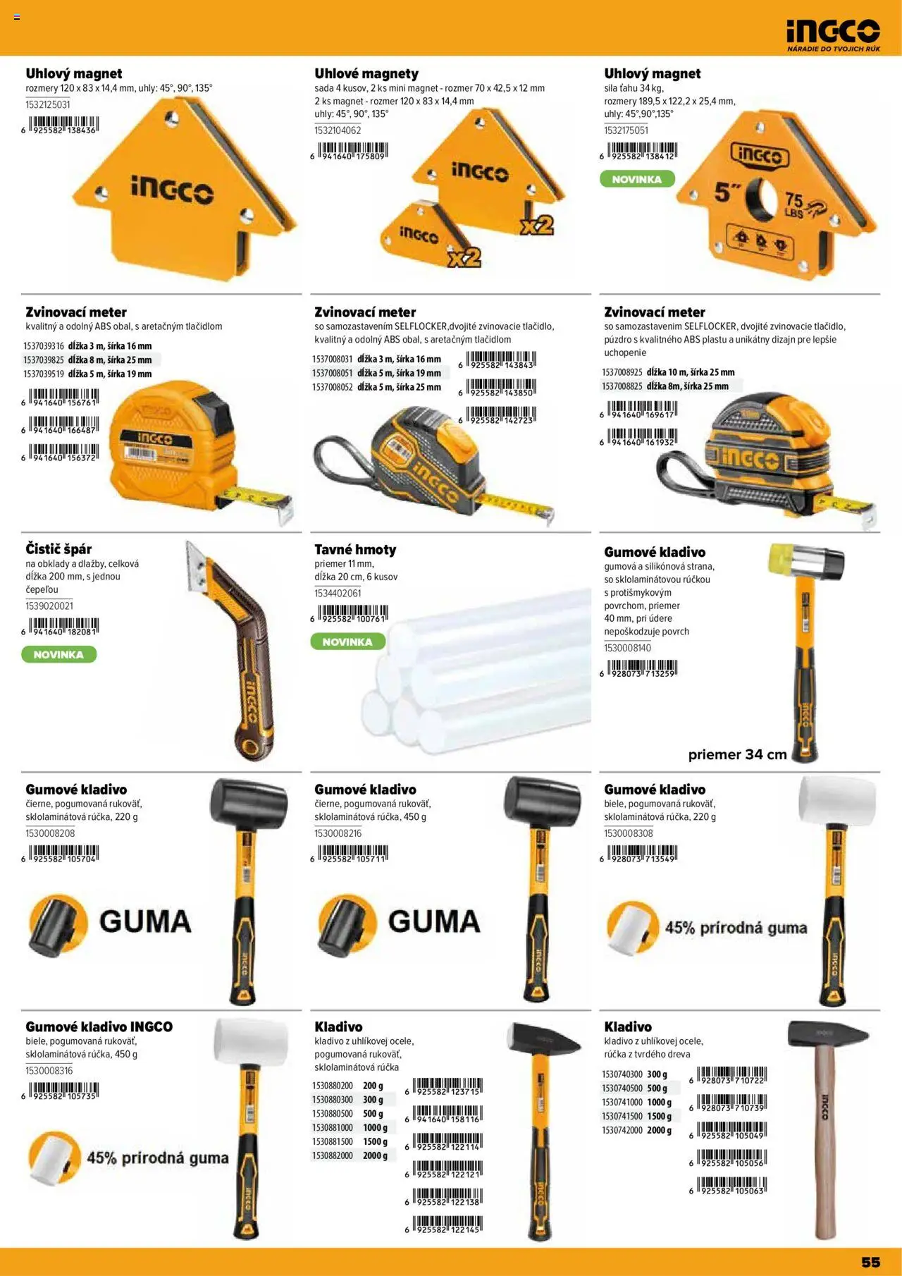 Nové Kinekus akcie – leták je platný od 28.04.2025 | Strana: 55 | Produkty: Náradie, Puzdro