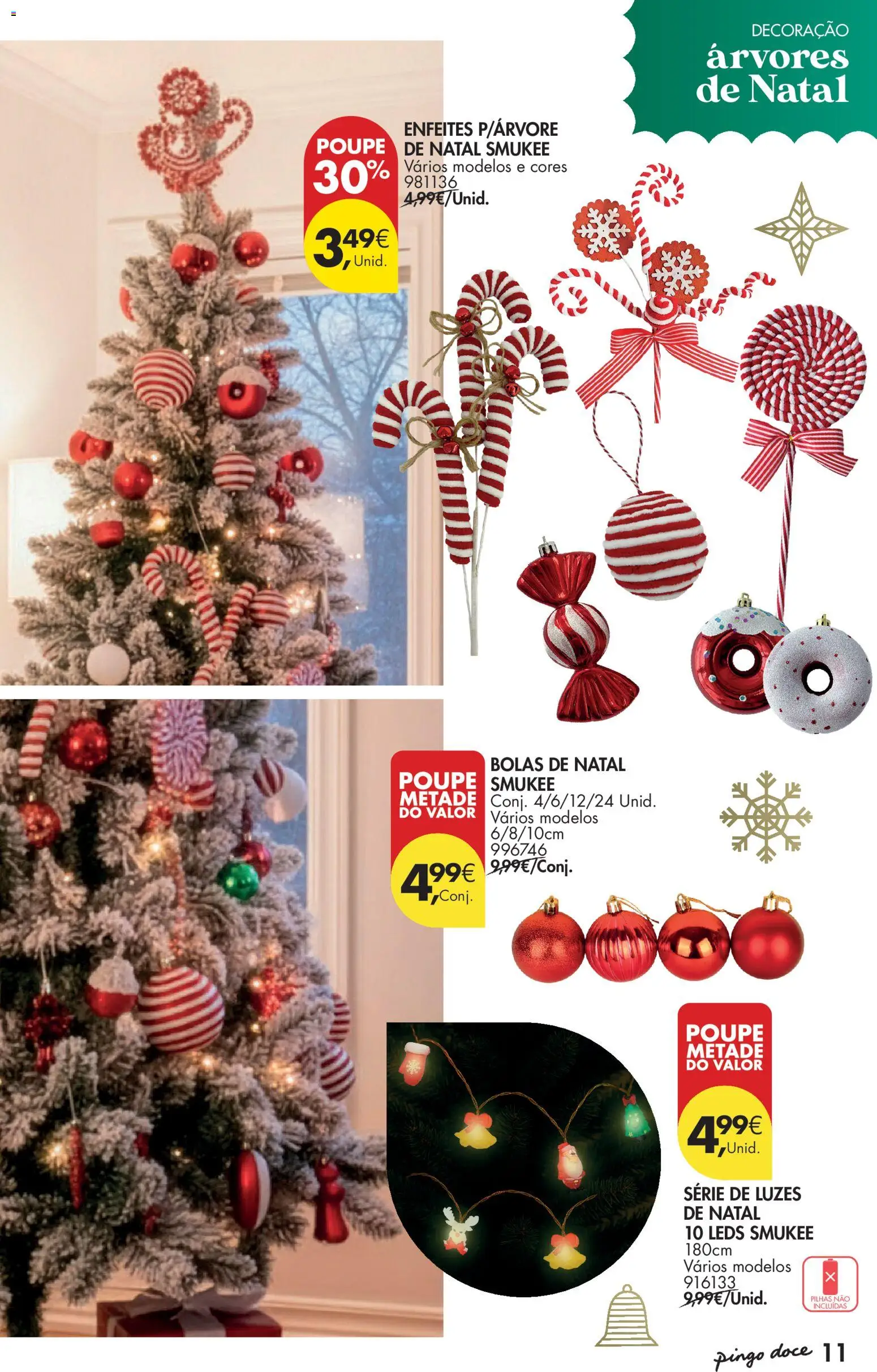 Pingo Doce - Natal │ válido de 11.11.2025 | Página: 11 | Produtos: Pilhas