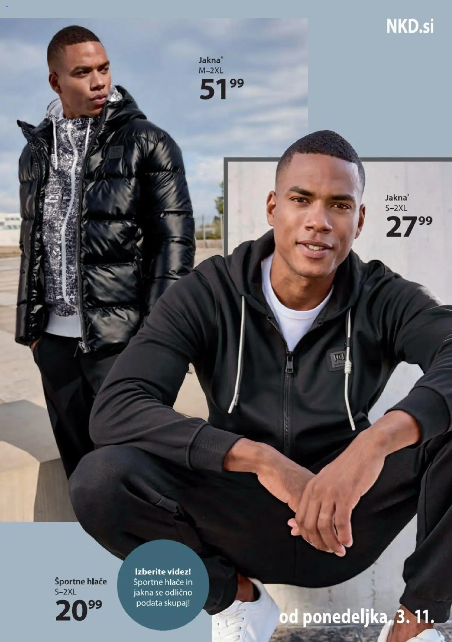 Novi NKD katalog ponudbe – veljaven od 03.11.2025 | Stran: 3 | Izdelki: Jakna, Hlace