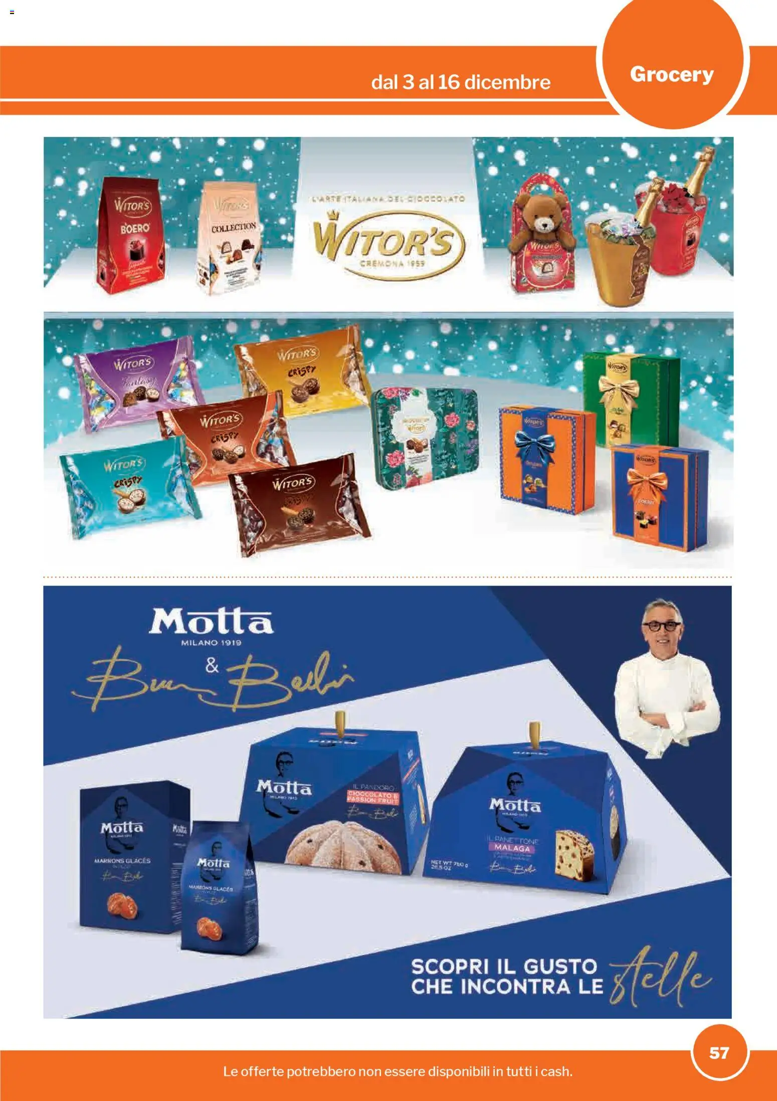 Volantino Sogegross del 03.12.2025 | Pagina: 57 | Prodotti: Cioccolato, Pandoro, Panettone