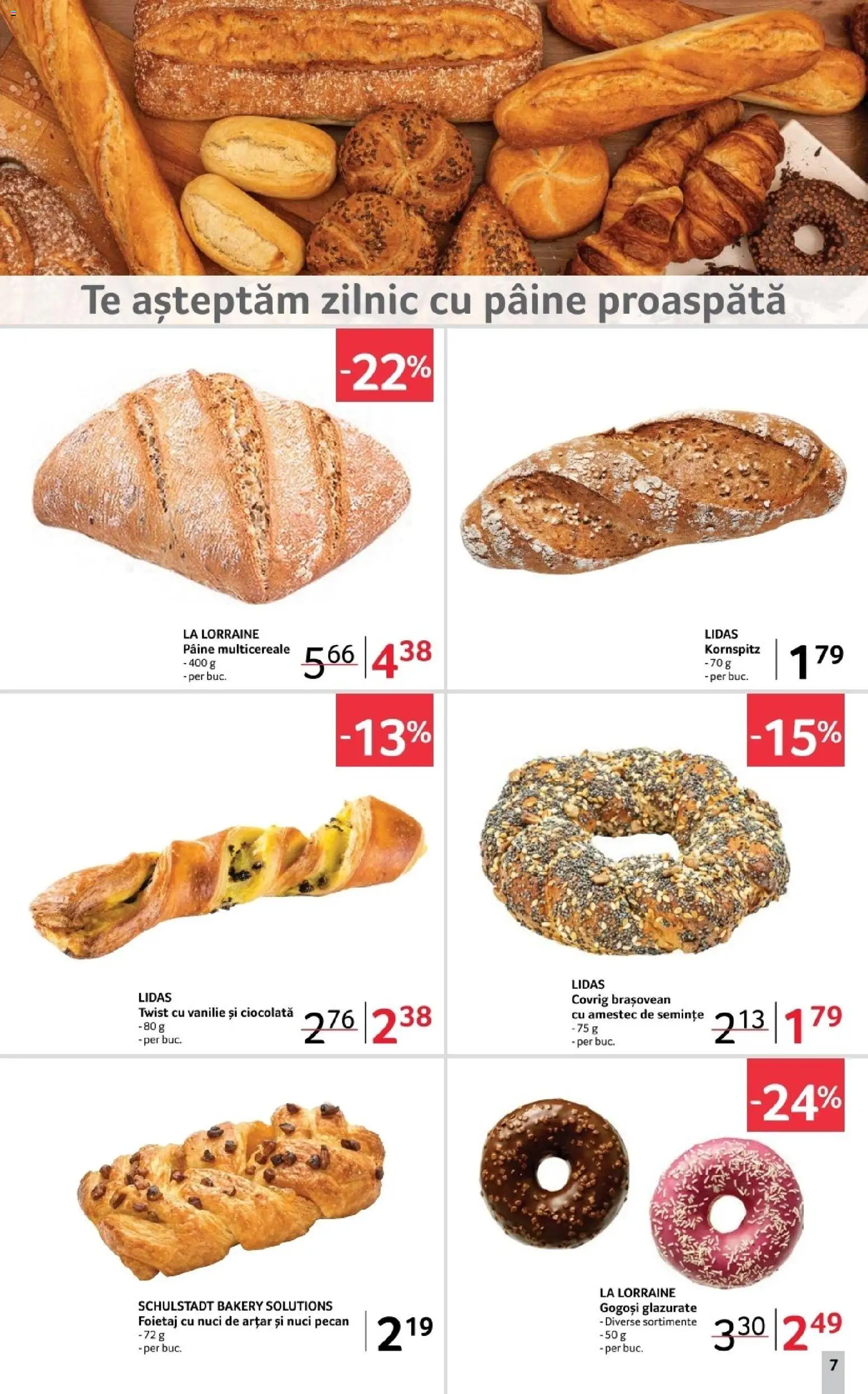 Noul catalog Selgros – valabil de la 31.10.2025 | Pagină: 7 | Produse: Foietaj, Semințe, Pâine, Gogoși
