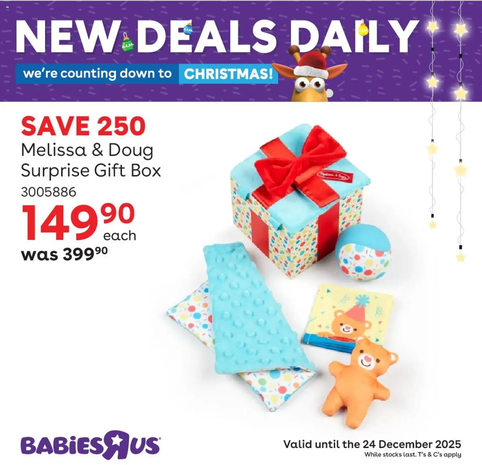 New Babies R Us catalogue – valid from 24.12.2025 | Page: 4 | Products: Box