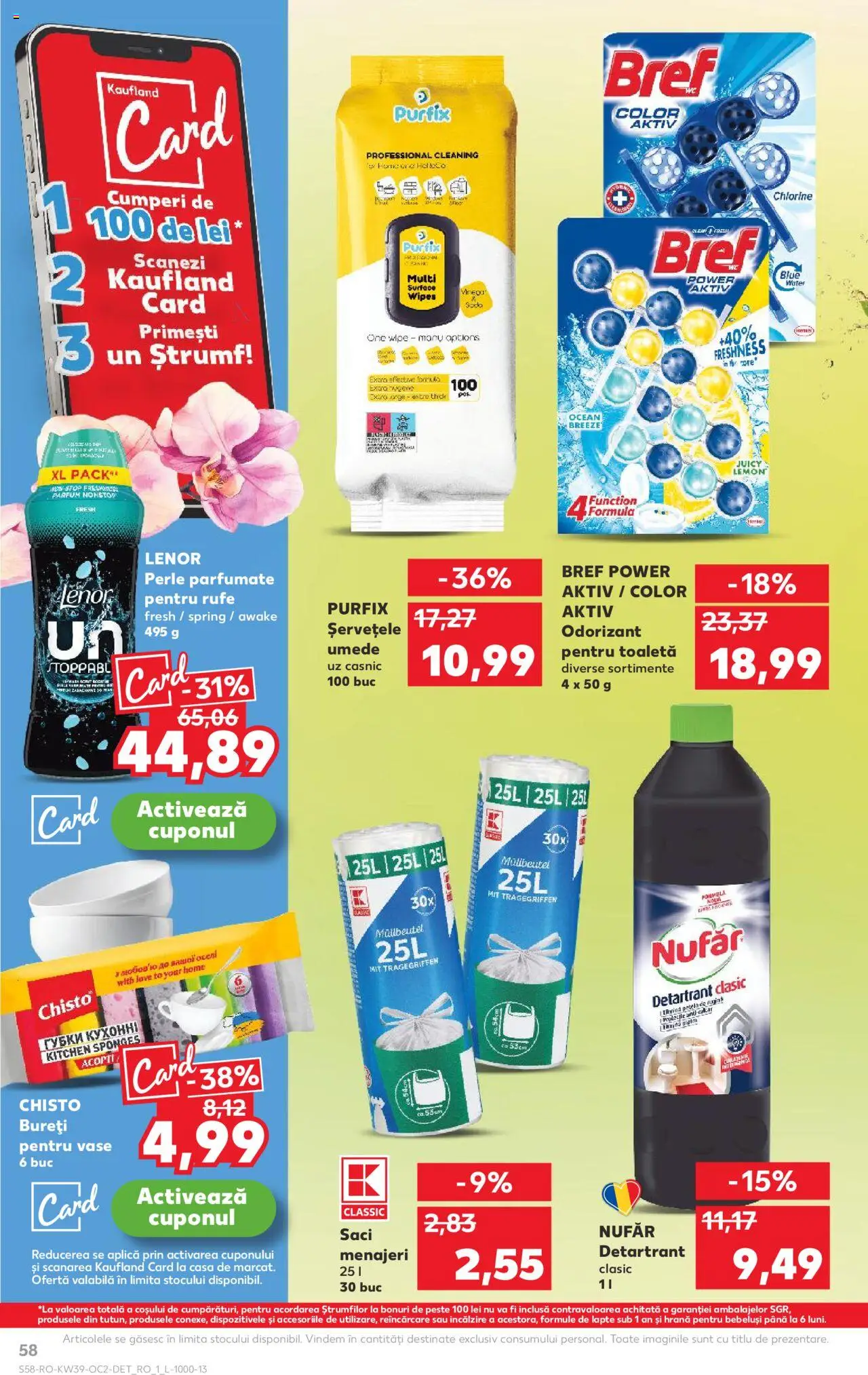 Kaufland RO akciós ujság - amely érvényes a következő dátumtól: 24.09.2025 | Oldal: 58 | Termékek: Parfüm