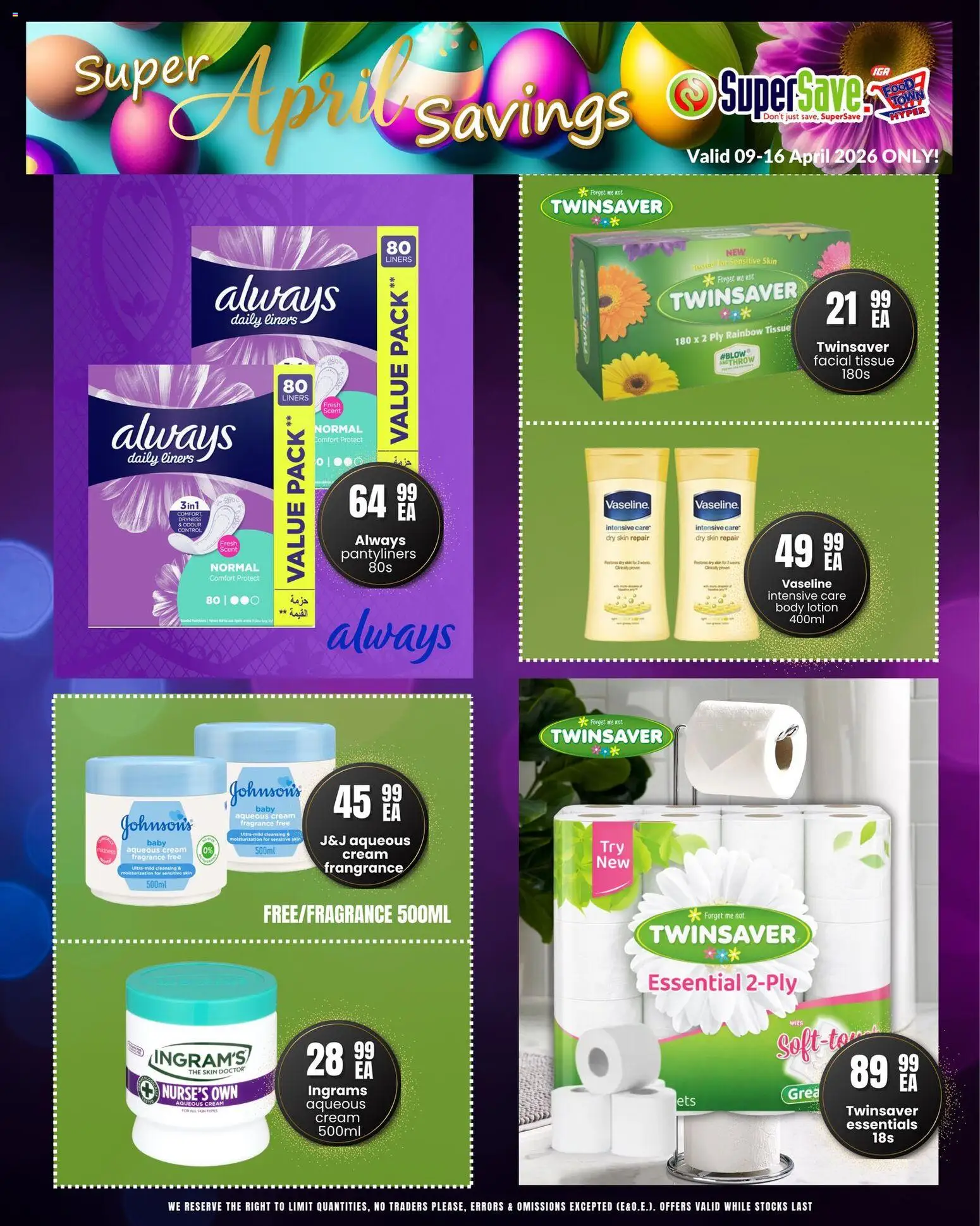 New Super Save catalogue – valid from 09.04.2026 | Page: 48 | Products: Fragrance, Cream, Lotion
