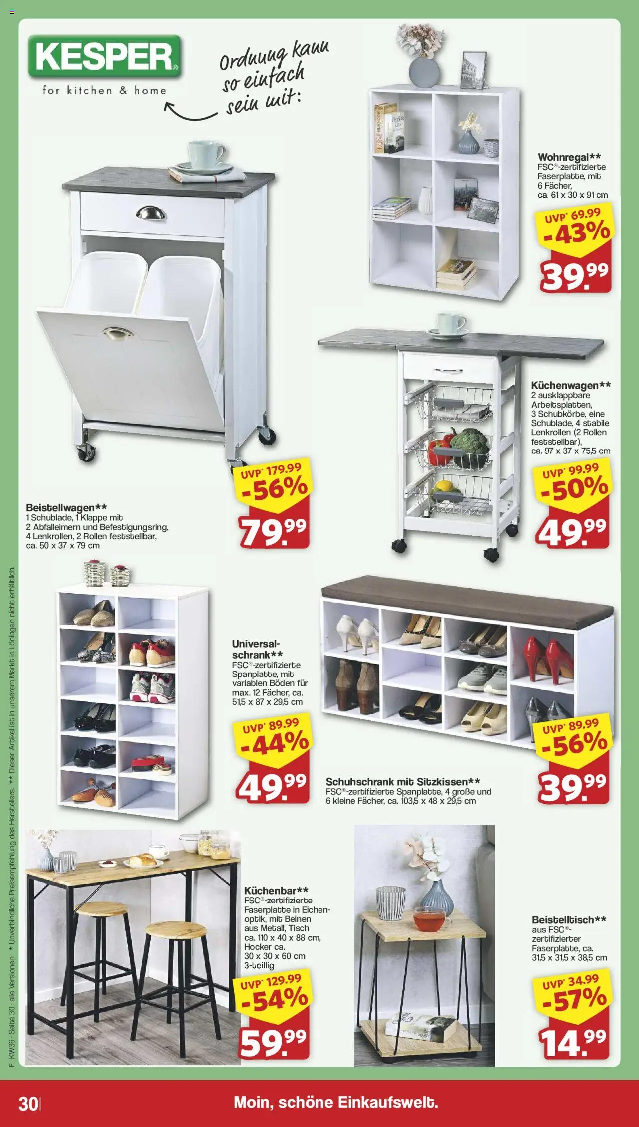 Famila Nordwest Markt - Angebote - gültig ab dem 01.09.2025 | Seite: 35 | Produkte: Hocker, Beistelltisch, Tisch, Schrank
