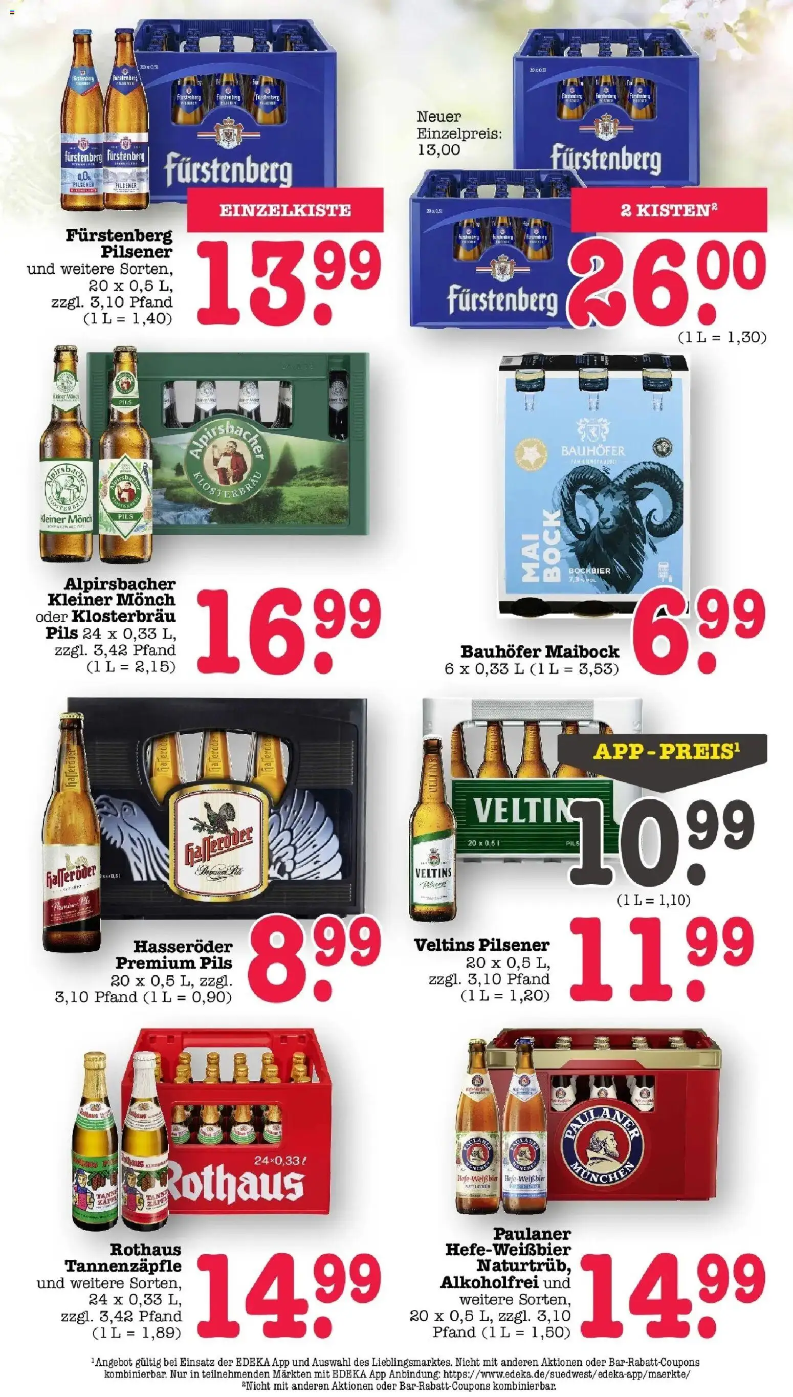 Angebote – gültig ab 23.03.2026 | Seite: 44 | Produkte: Bier, Pils, Hasseröder, Paulaner
