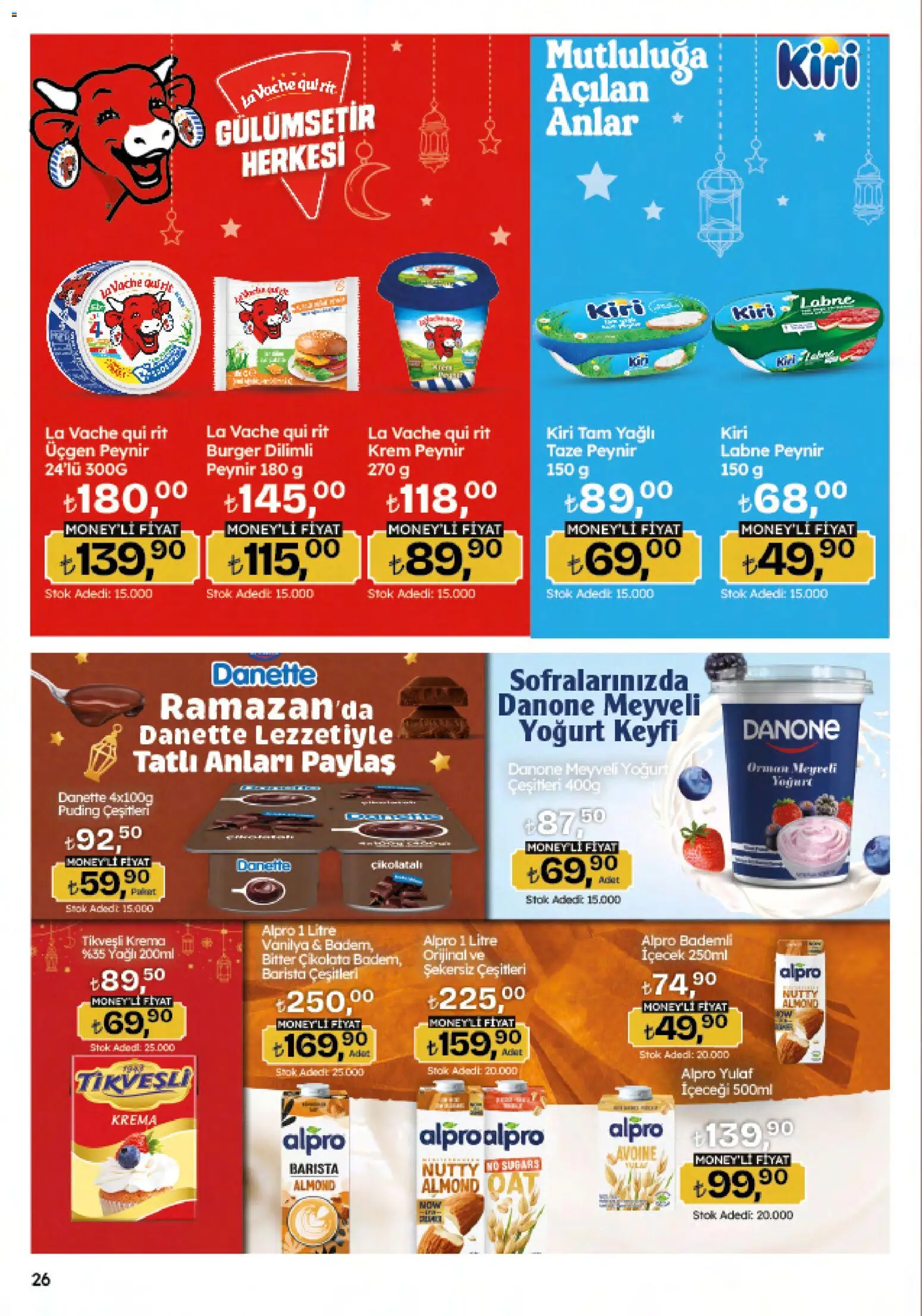 Migros Katalog - Migroskop - 12.02.2026 tarihinden itibaren geçerlidir | Sayfa: 26 | Ürünler: Krem, Çikolata, Krema, Badem