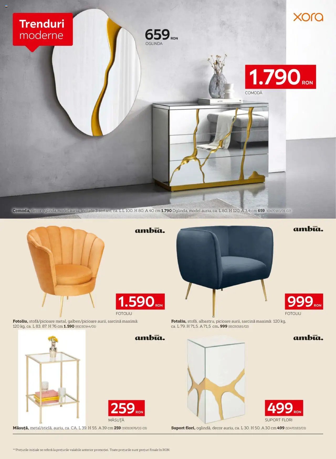 Noul catalog XXXLutz – valabil de la 05.05.2025 | Pagină: 10 | Produse: Fotoliu, Comodă, Oglindă