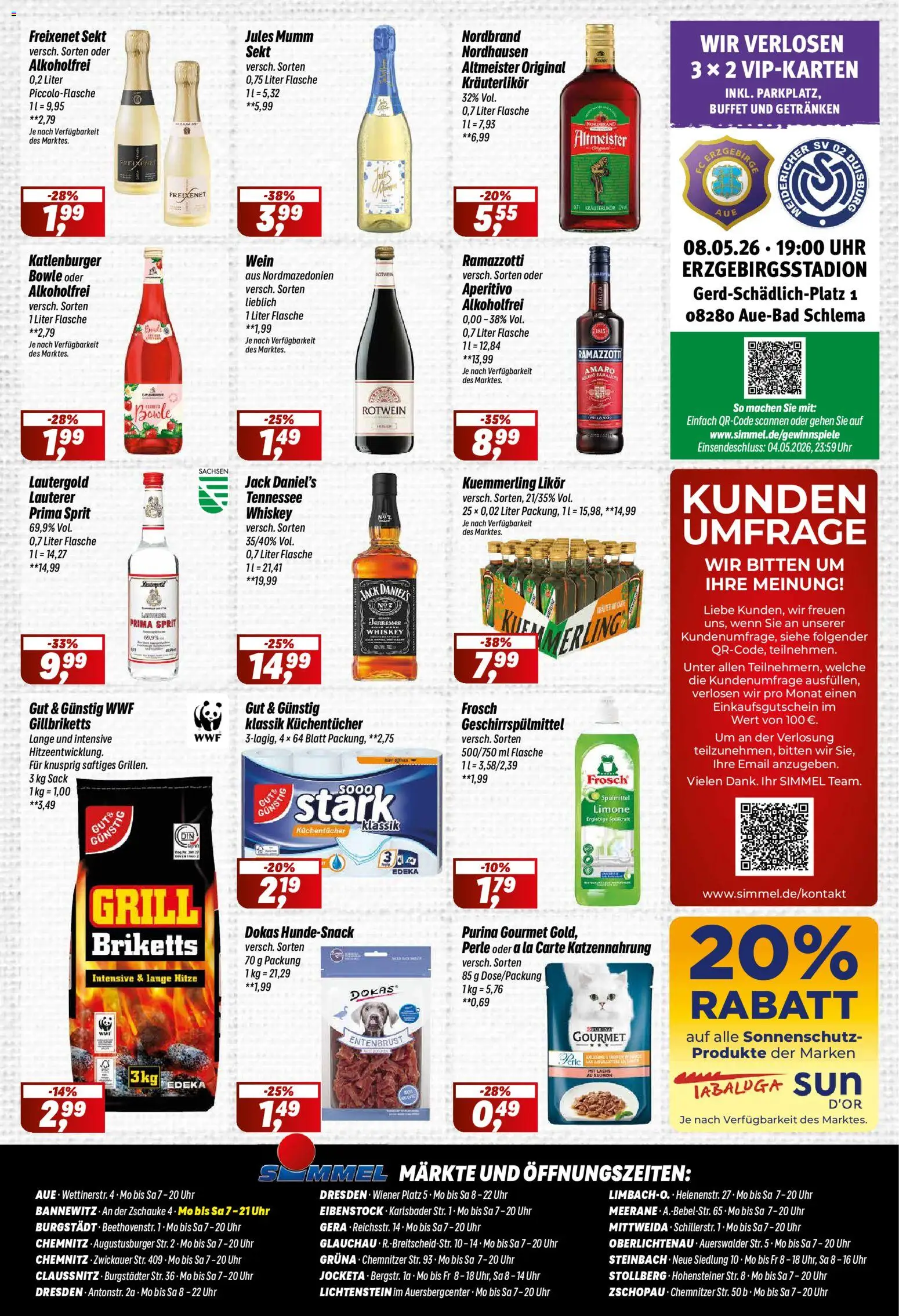 Simmel Prospekt 	 – gültig ab 27.04.2026 | Seite: 8 | Produkte: Freixenet, Lachs, Whiskey, Ramazzotti