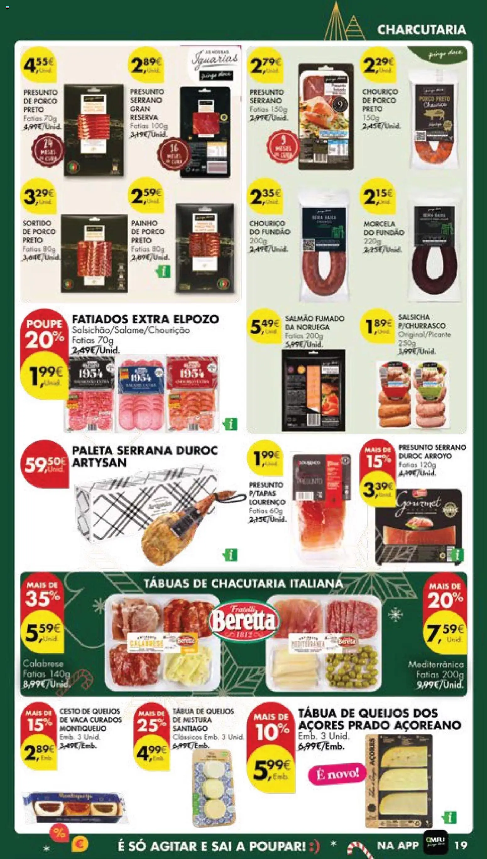 Pingo Doce folheto │ válido de 16.12.2025 | Página: 21 | Produtos: Tábua, Salsicha, Presunto, Chouriço