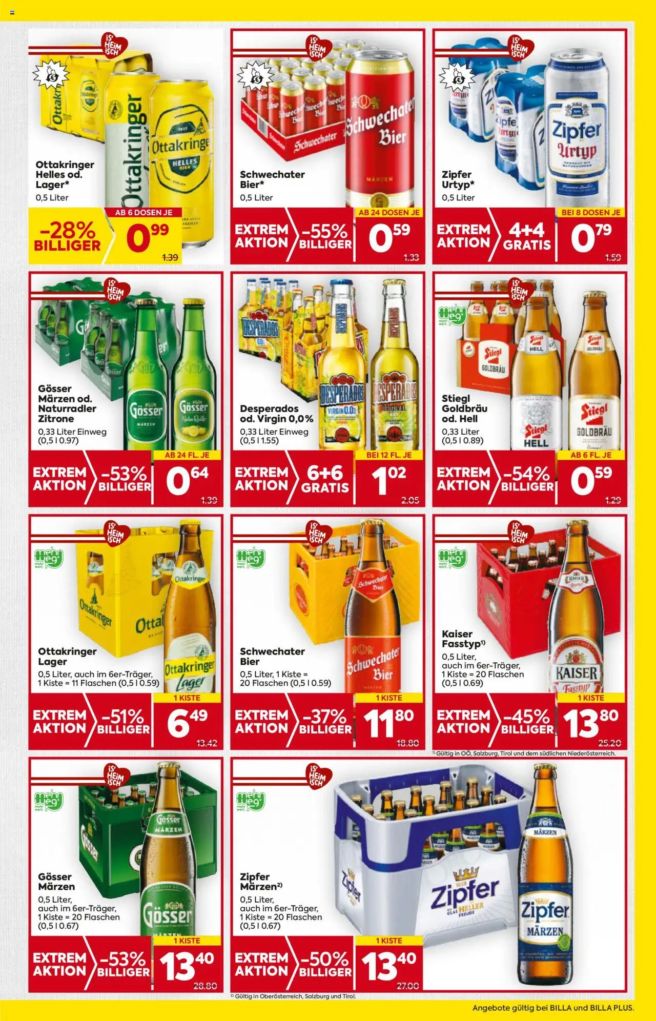 Billa Flugblatt - Salzburg gültig ab 09.10.2025 | Seite: 17 | Produkte: Zitrone, Bier