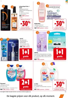 Colruyt folder / publicité - Voorbeeld van een folder van Colruyt, geldig van 25.03.2026 | Pagina: 25 | Producten: Scheermes, Crème, Tandpasta, Wasmiddel