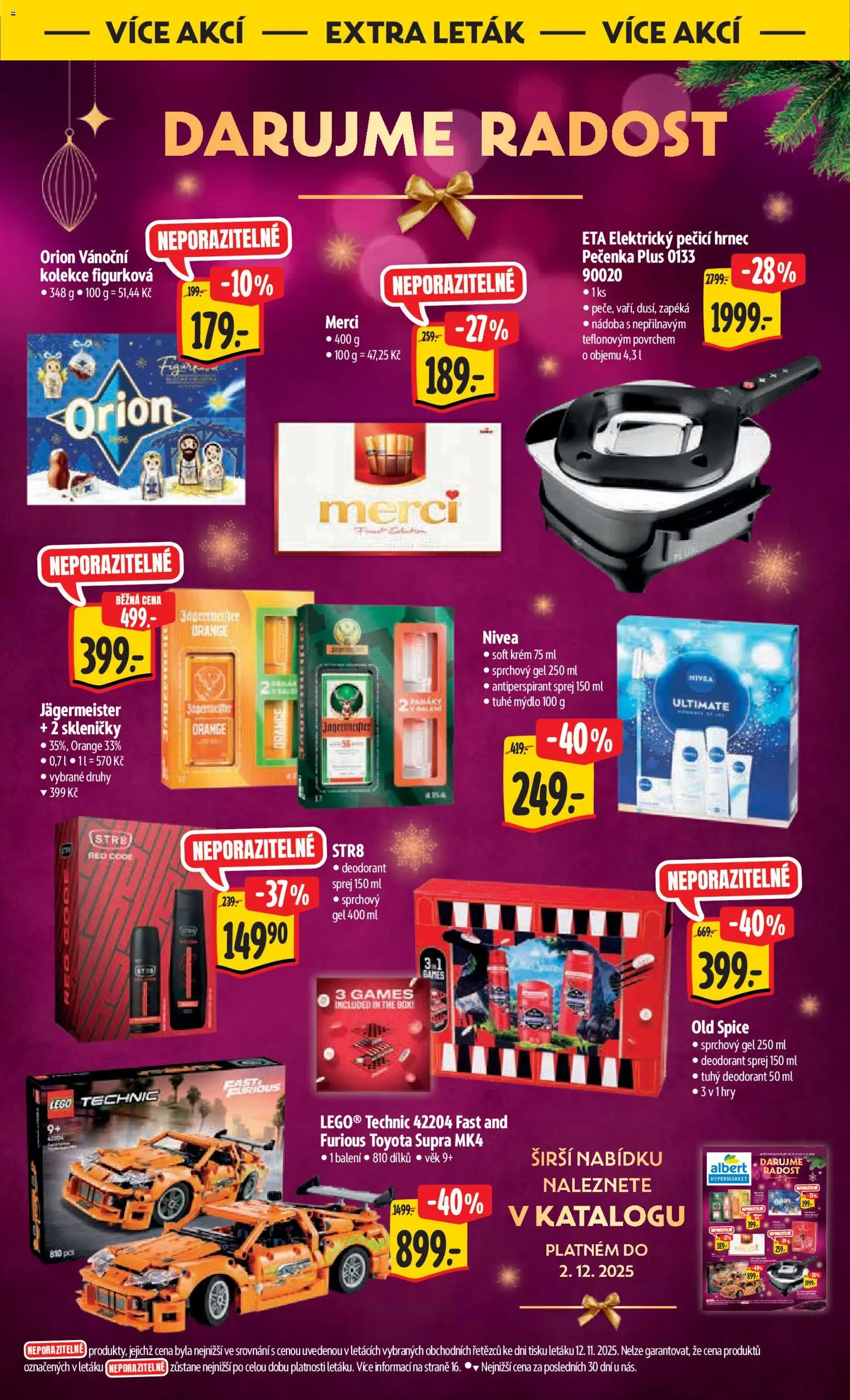 Albert leták - Hypermarket od 26.11.2025 | Strana: 45 | Produkty: Mýdlo, Box, Krém, Merci