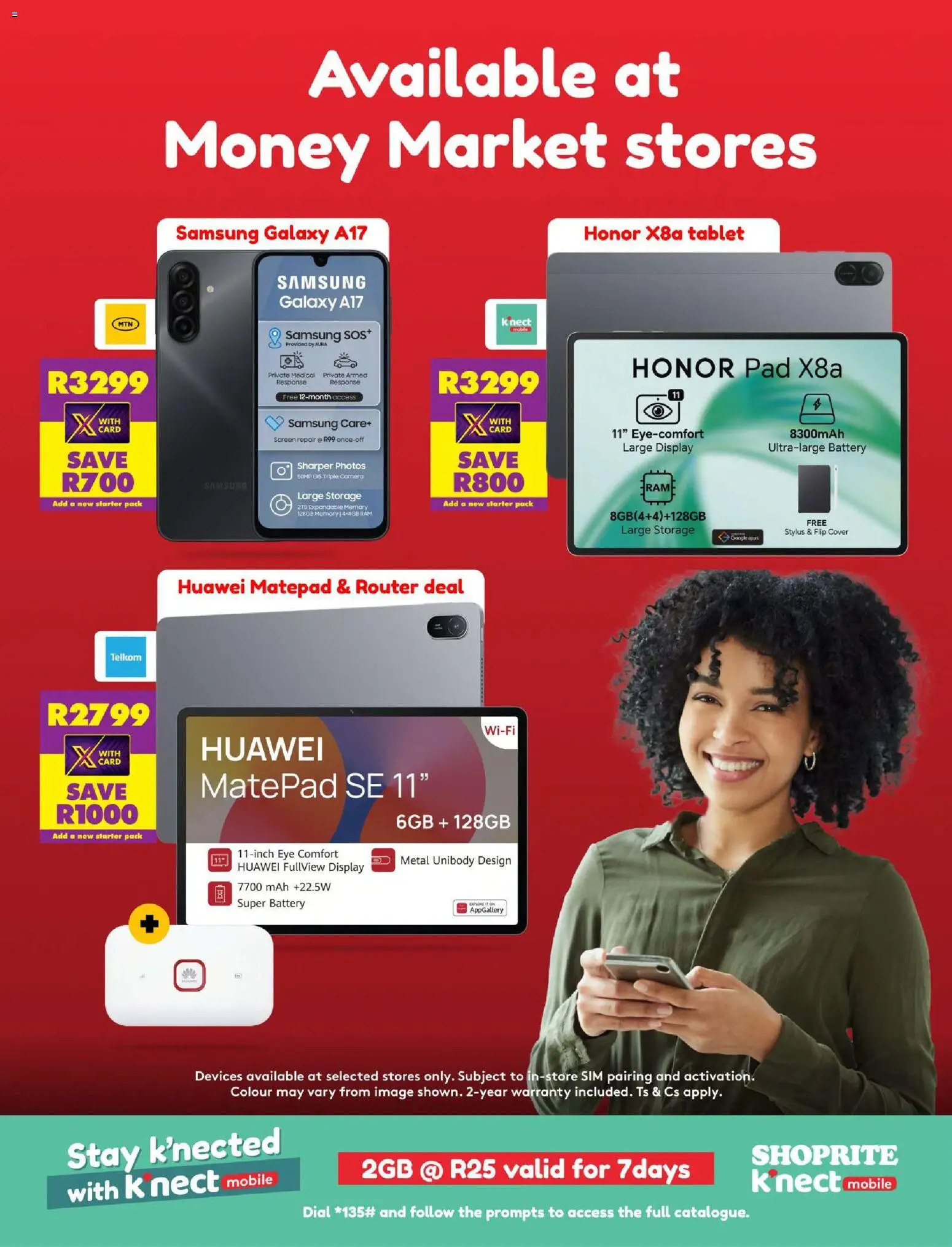 New Shoprite catalogue – valid from 23.02.2026 | Page: 4 | Products: Sim, Cover, Tablet, Camera