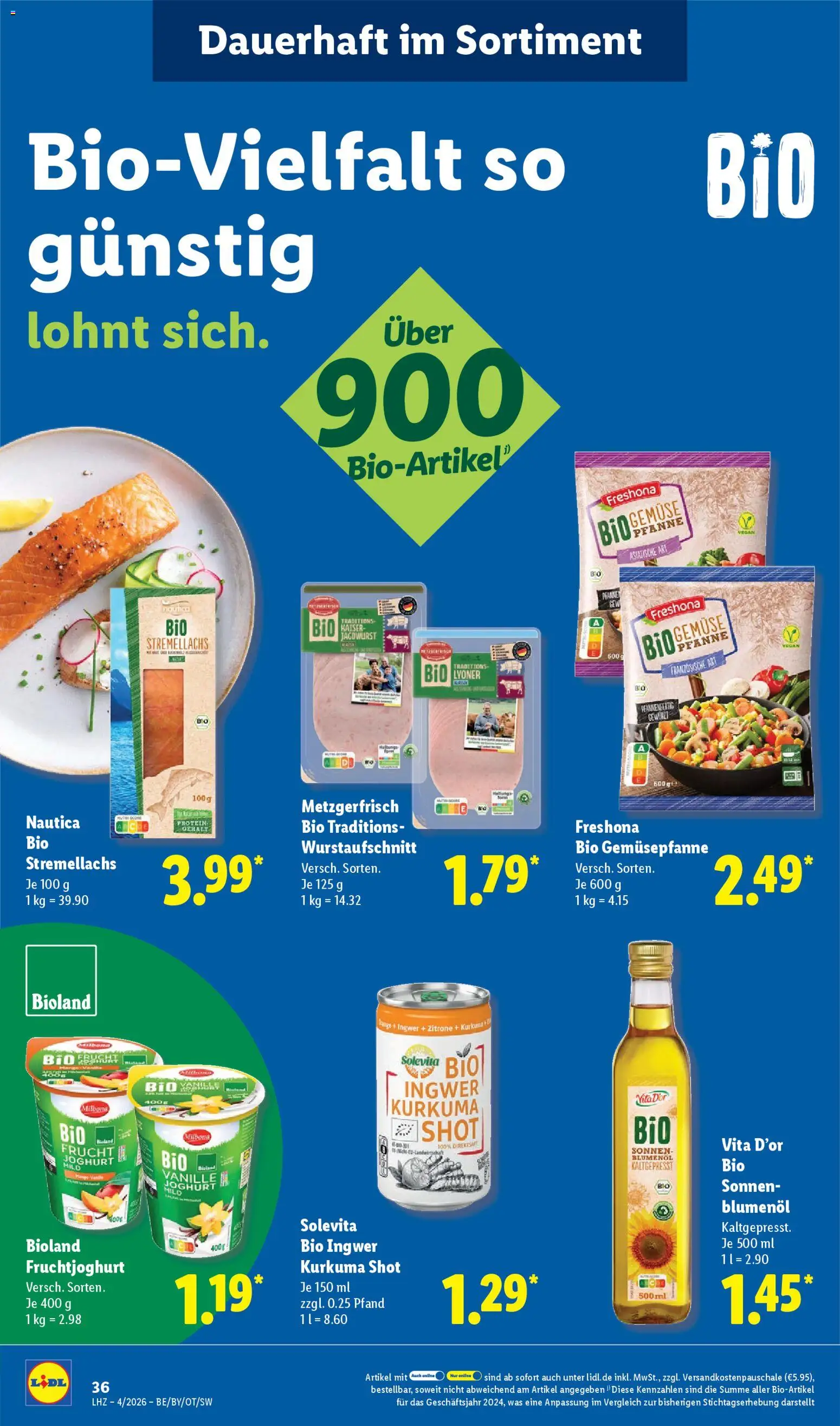 Lidl Prospekt Nagold – gültig ab 19.01.2026 | Seite: 54 | Produkte: Joghurt, Fruchtjoghurt, Zitrone