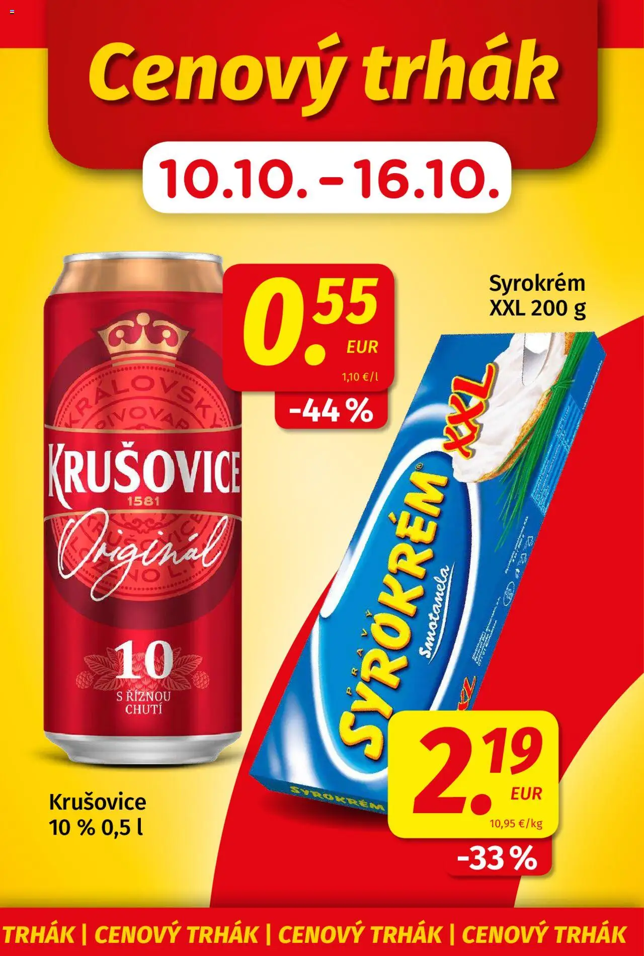 Nové Koruna akcie – leták je platný od 10.10.2025 | Strana: 2 | Produkty: Krušovice
